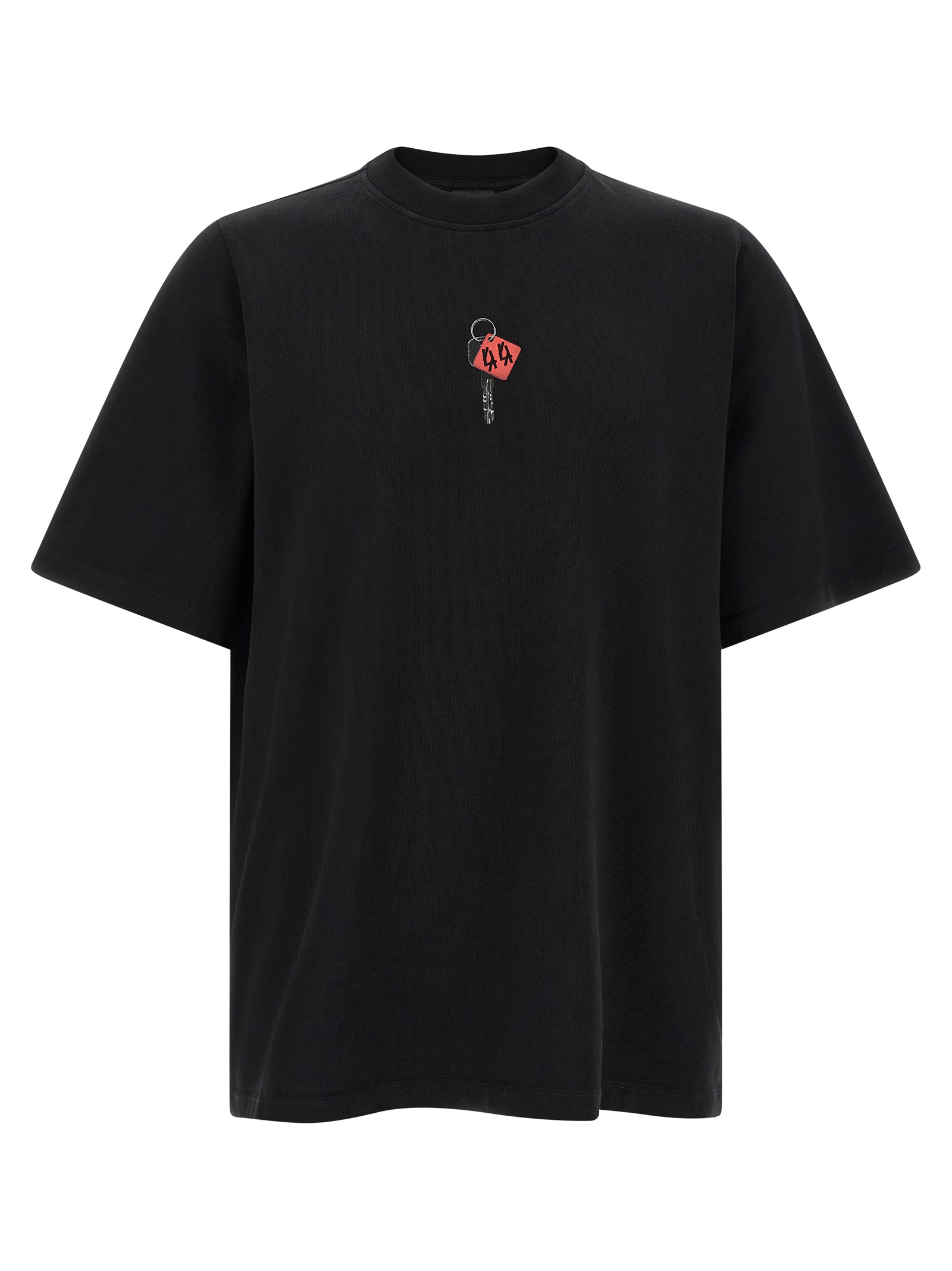 T-Shirt With Padlock Print