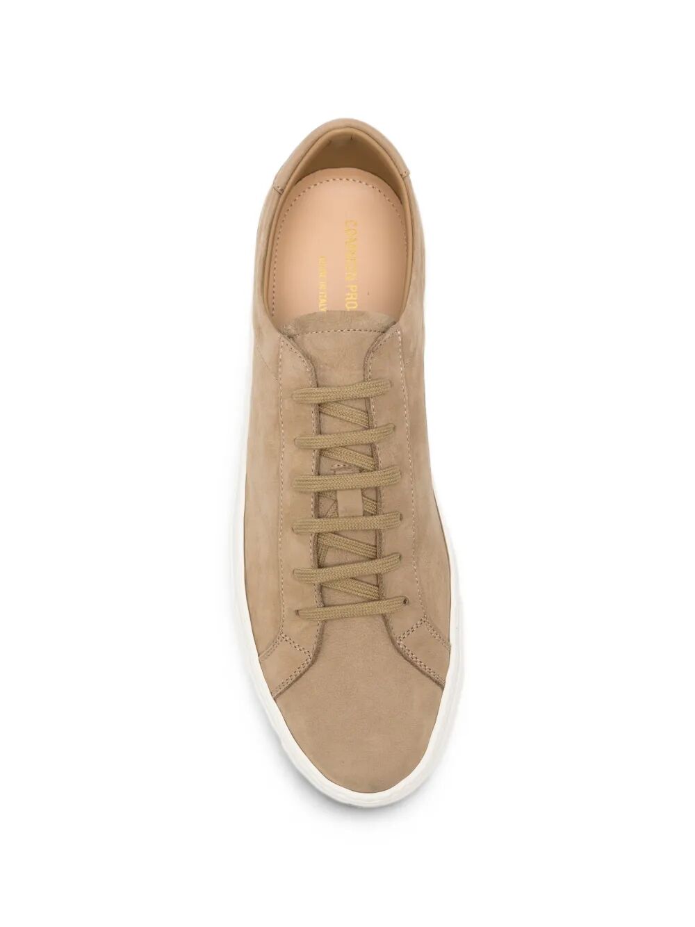 Common Projects Nubuck-leather Sneakers In Brown