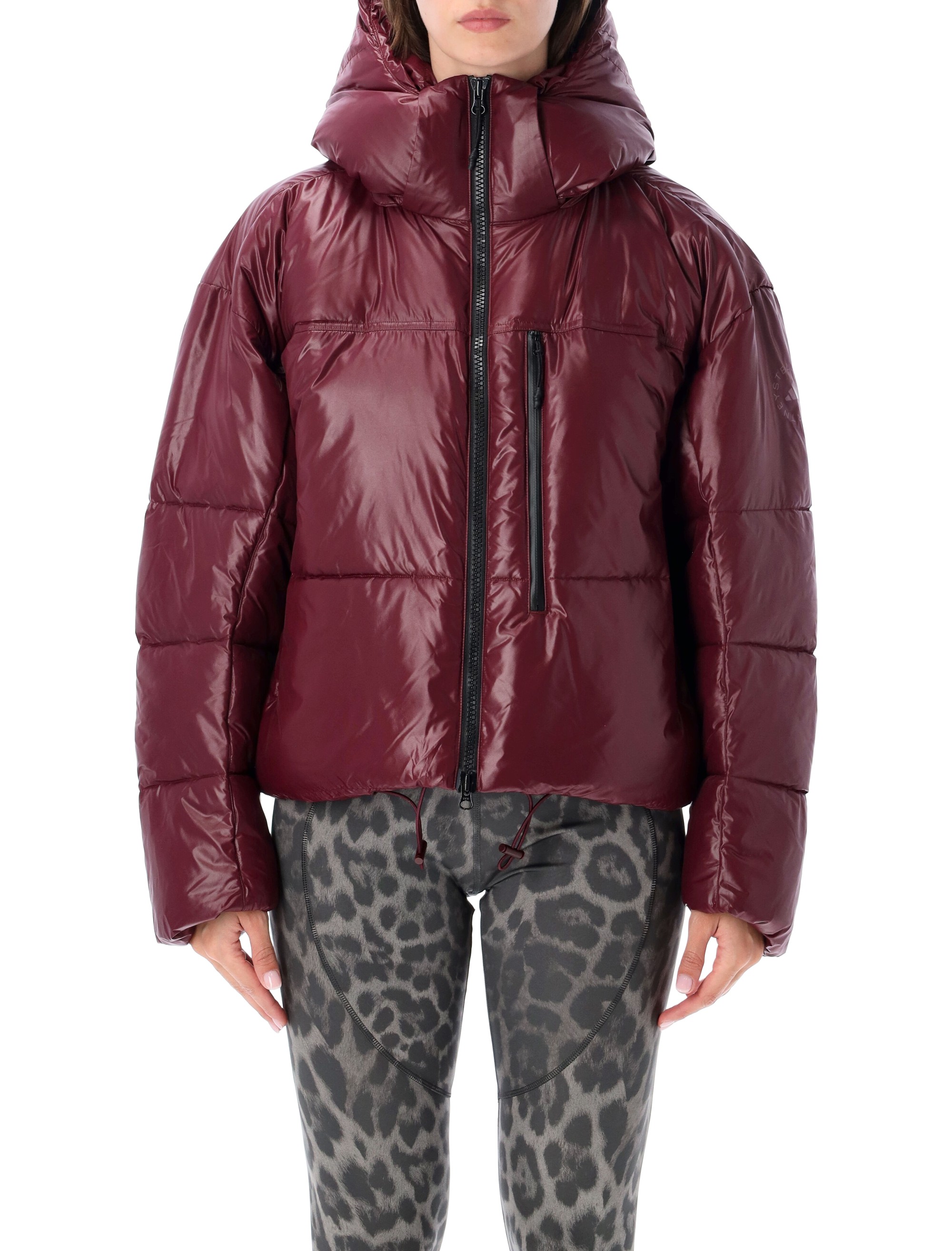 Adidas By Stella Mccartney Adidas Stella Mccartney Maroon Recycled Polyamide Jacket