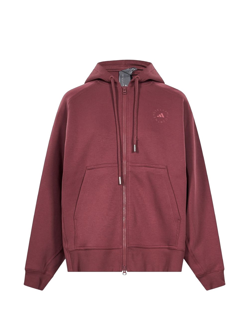 Adidas By Stella Mccartney Adidas Stella Quiet Crimson Organic Cotton Sweater