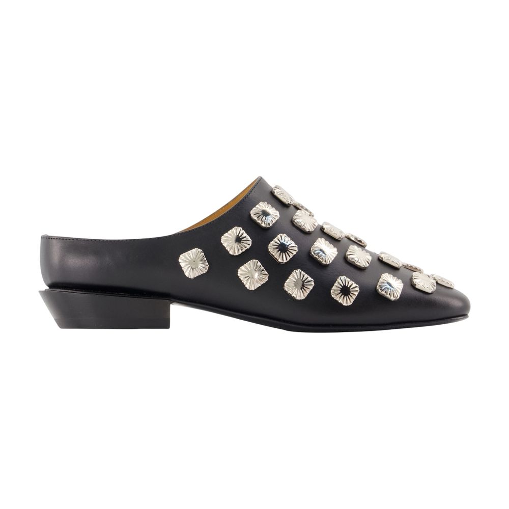 Aj1489 Mules -  - Leather - Black
