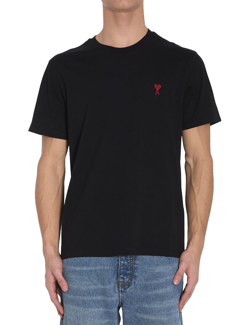 Black Cotton T Shirt