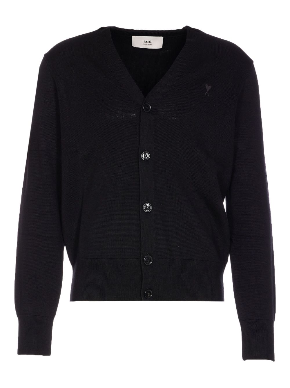 Black Red Wool Sweater