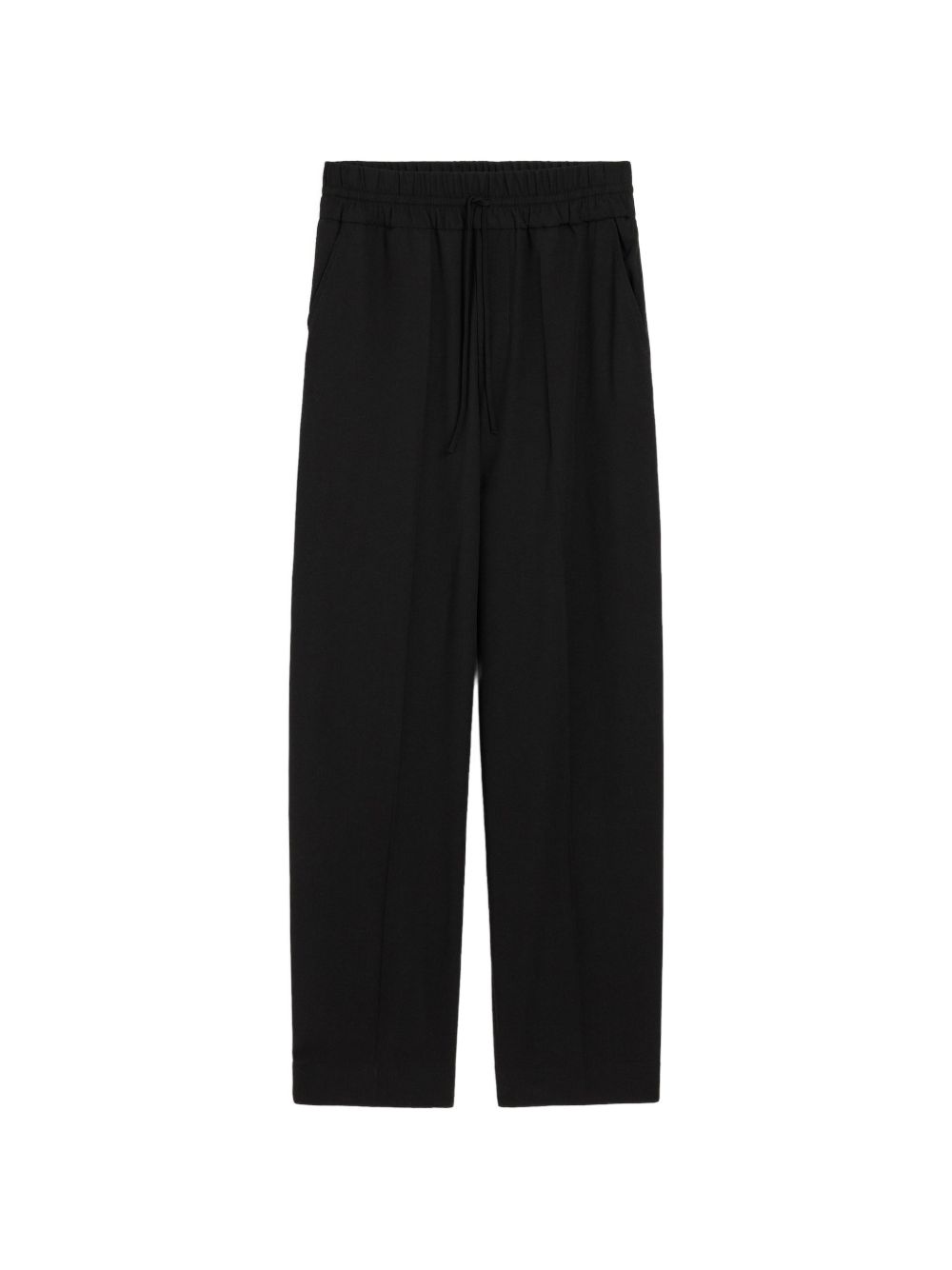 Black Virgin Wool Trousers