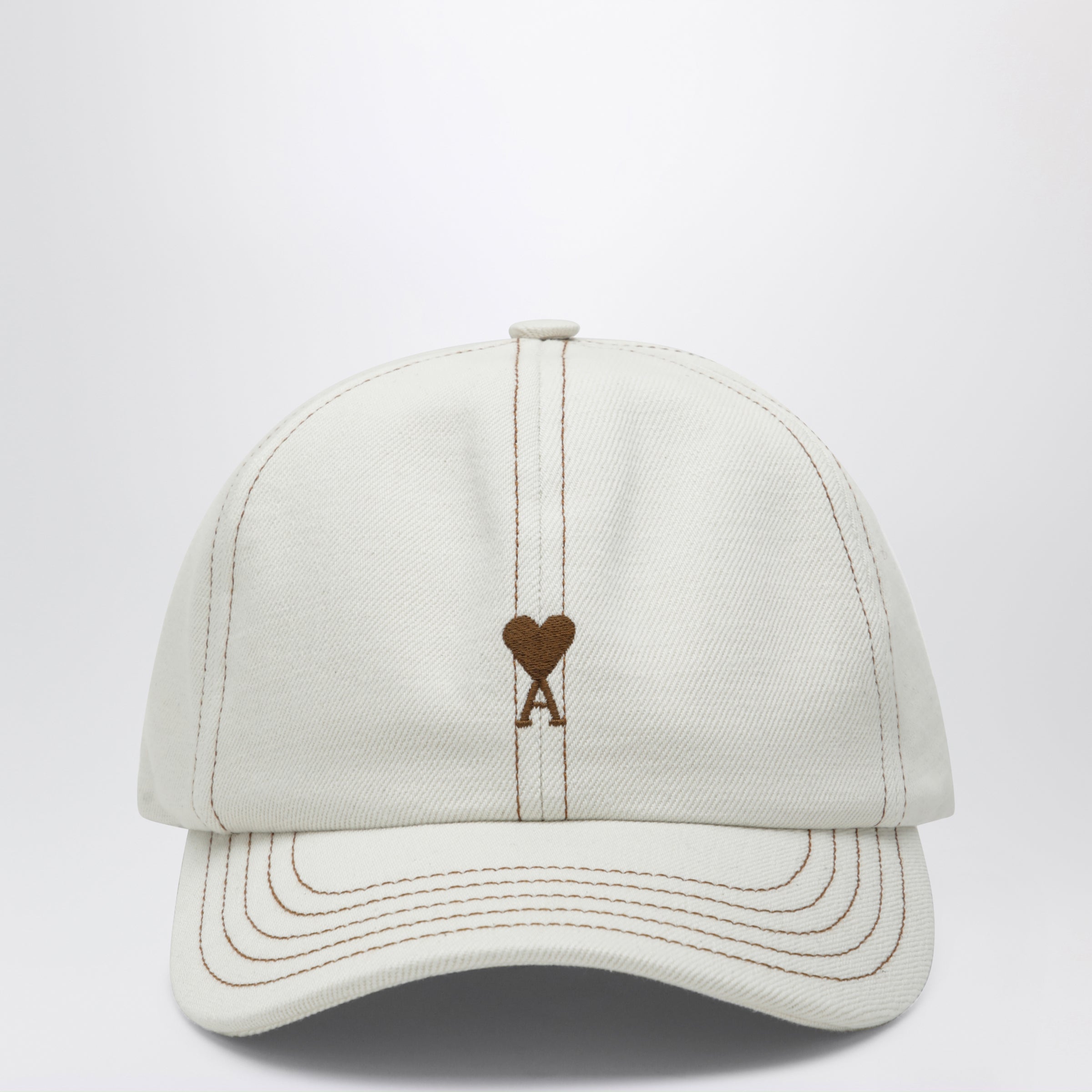 Ami De Cœur Cream White Cotton Cap