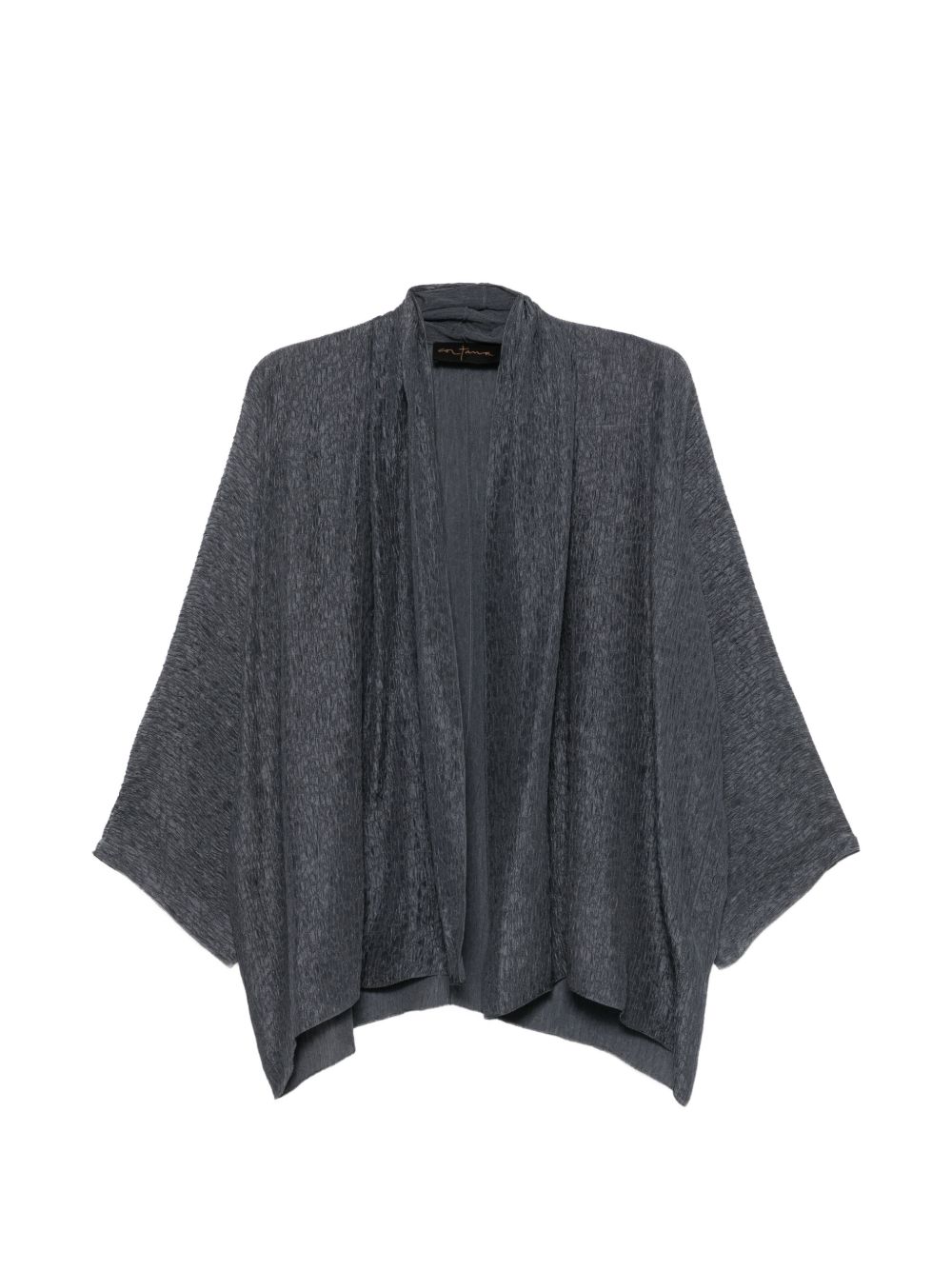 Cortana Anhelo Silk Jacket In Navy