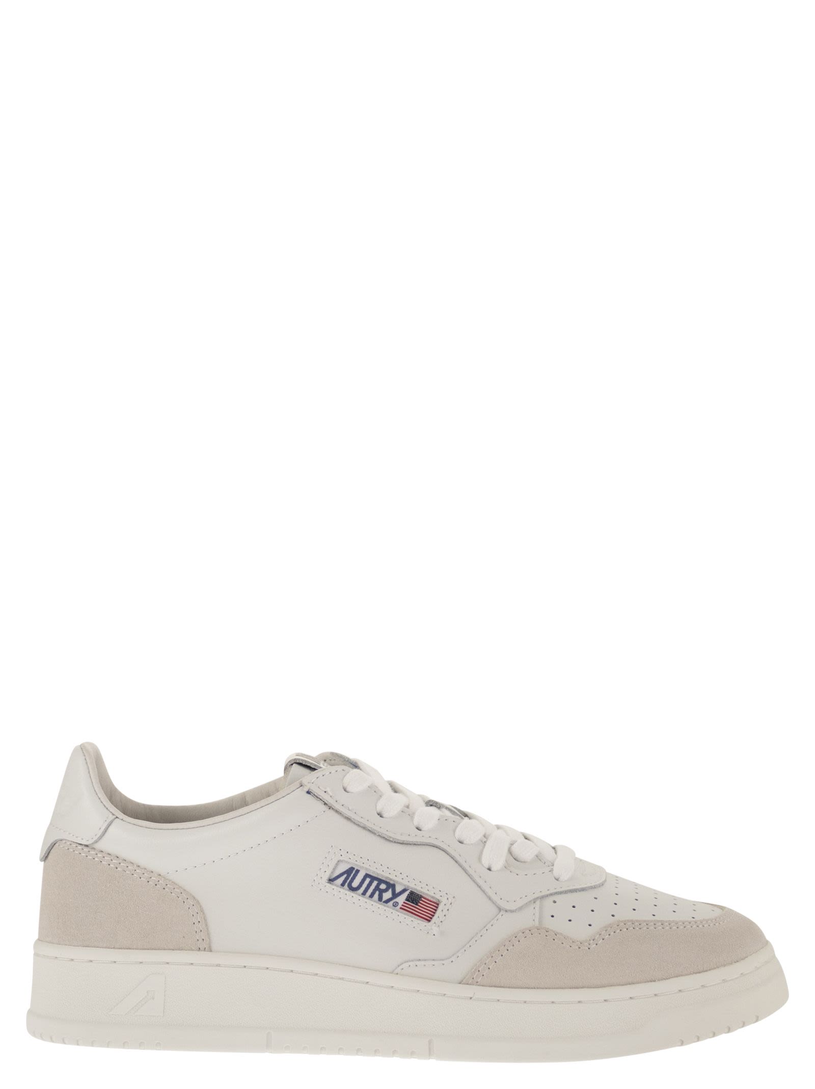 Medalist Low - Leather And Suede Sneakers