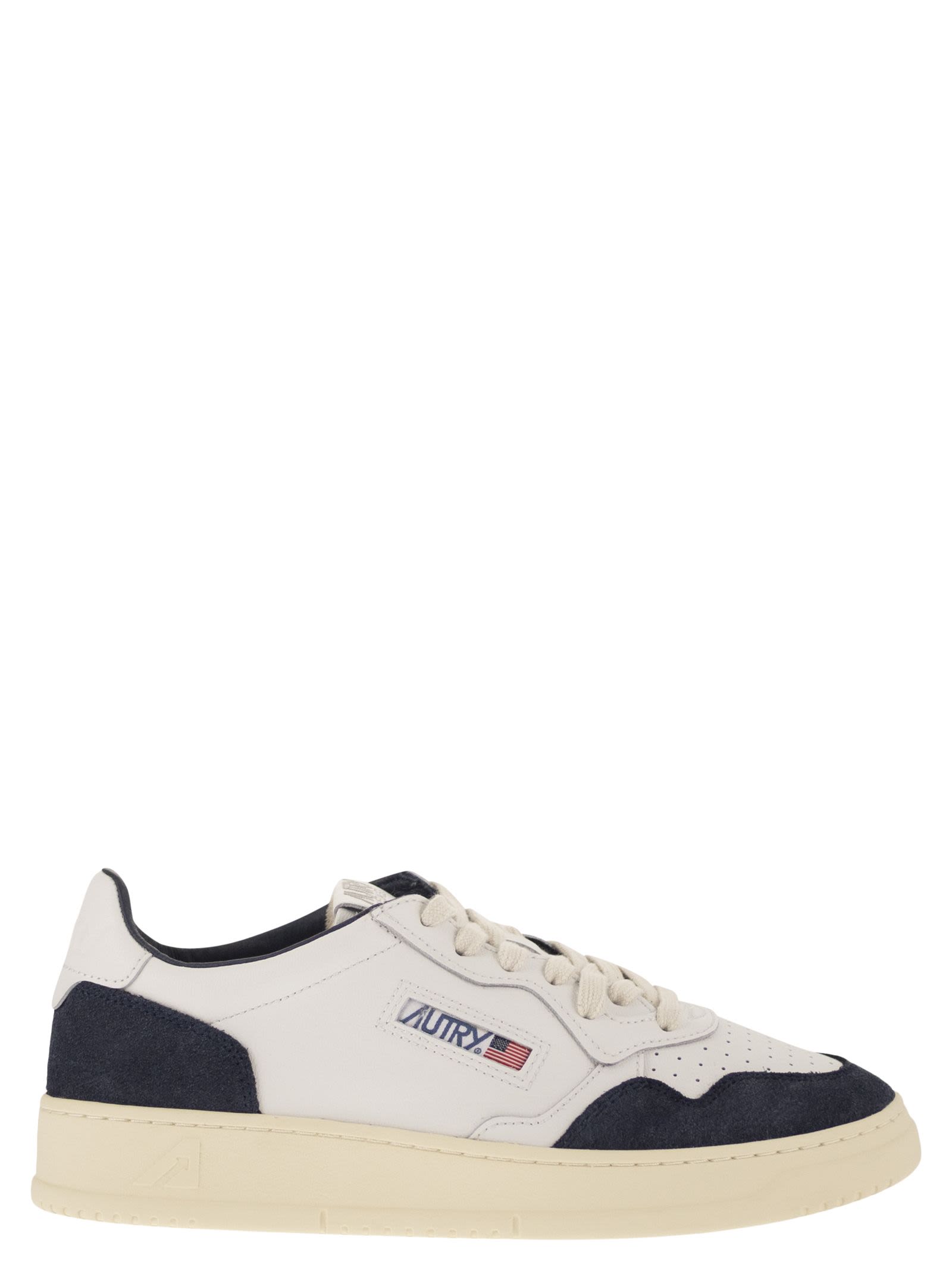 Medalist Low - Leather And Suede Sneakers