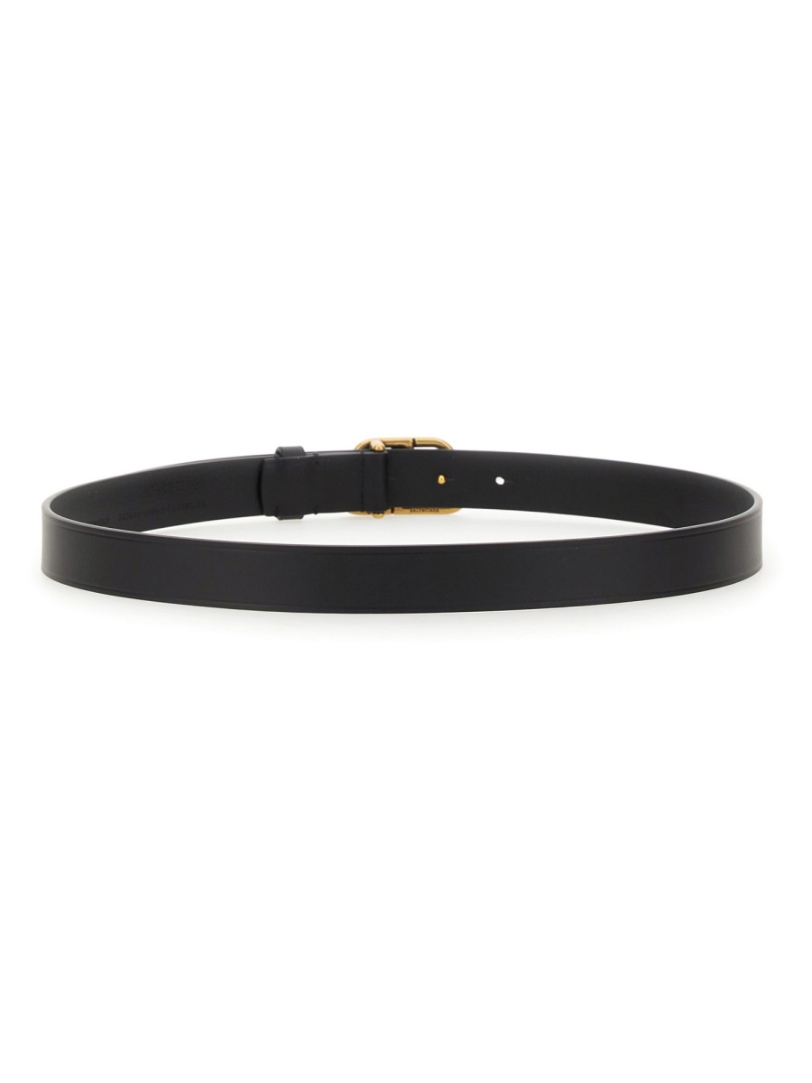 Balenciaga "bb Thin" Belt In Black