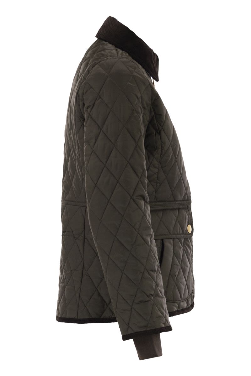 Barbour Sage Polyamide Jacket In Green