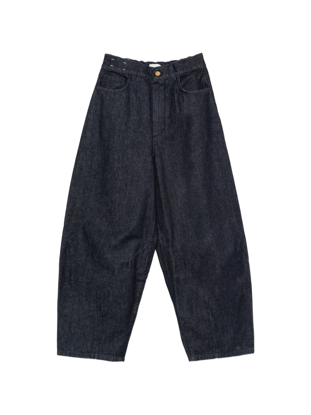 Alysi Barrel Denim Jeans In Navy