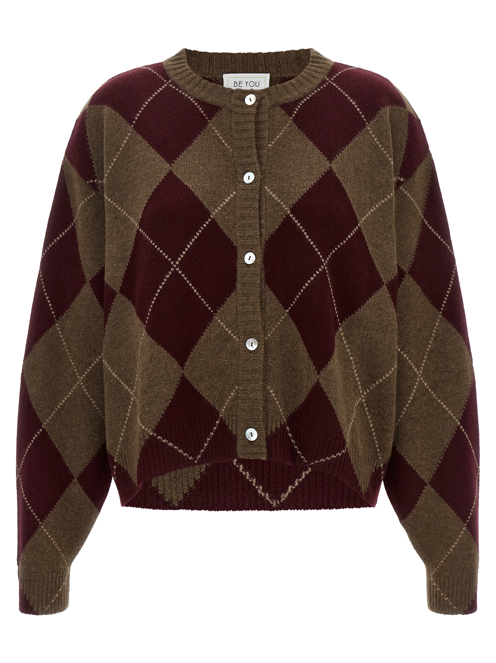 Beyou Be You '3035' Cardigan In Multicolor