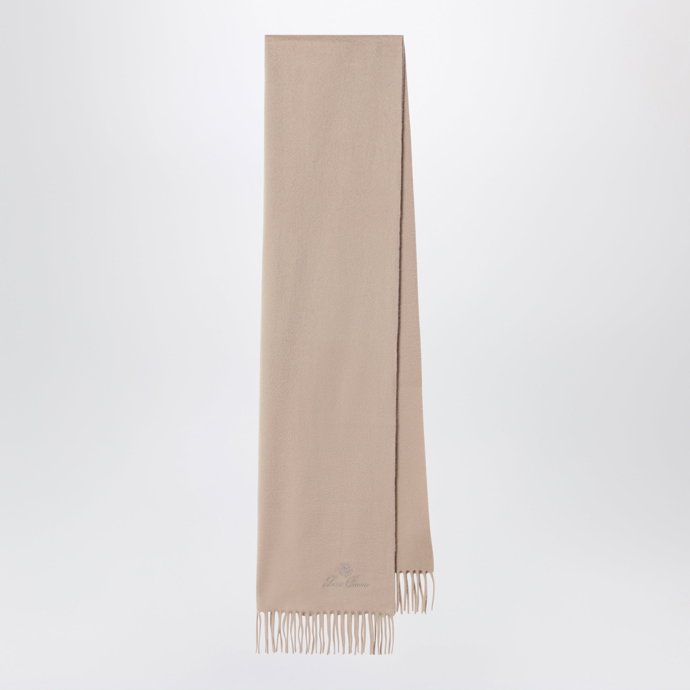 Beige Cashmere Scarf