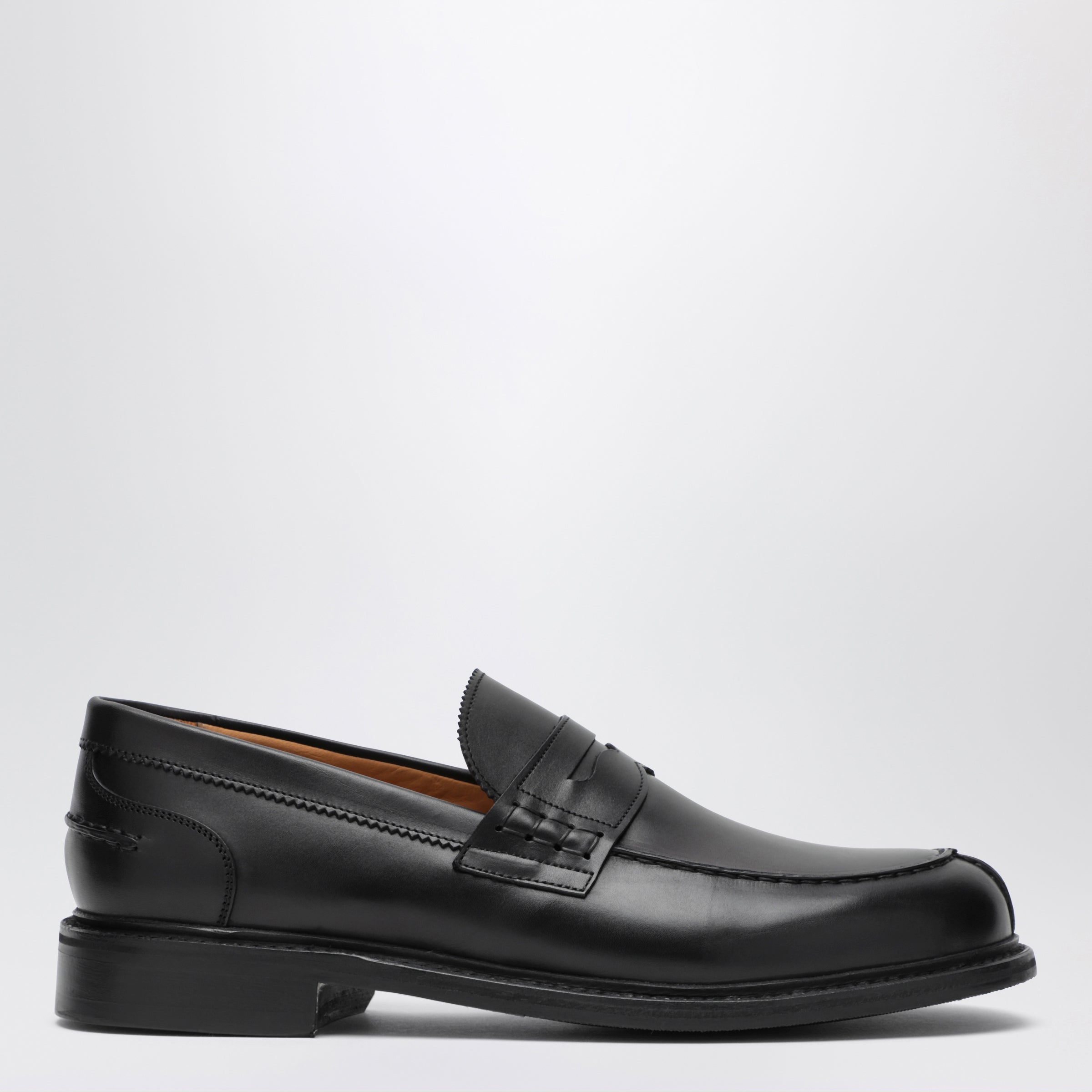 Berwick 1707 Black Leather Loafers