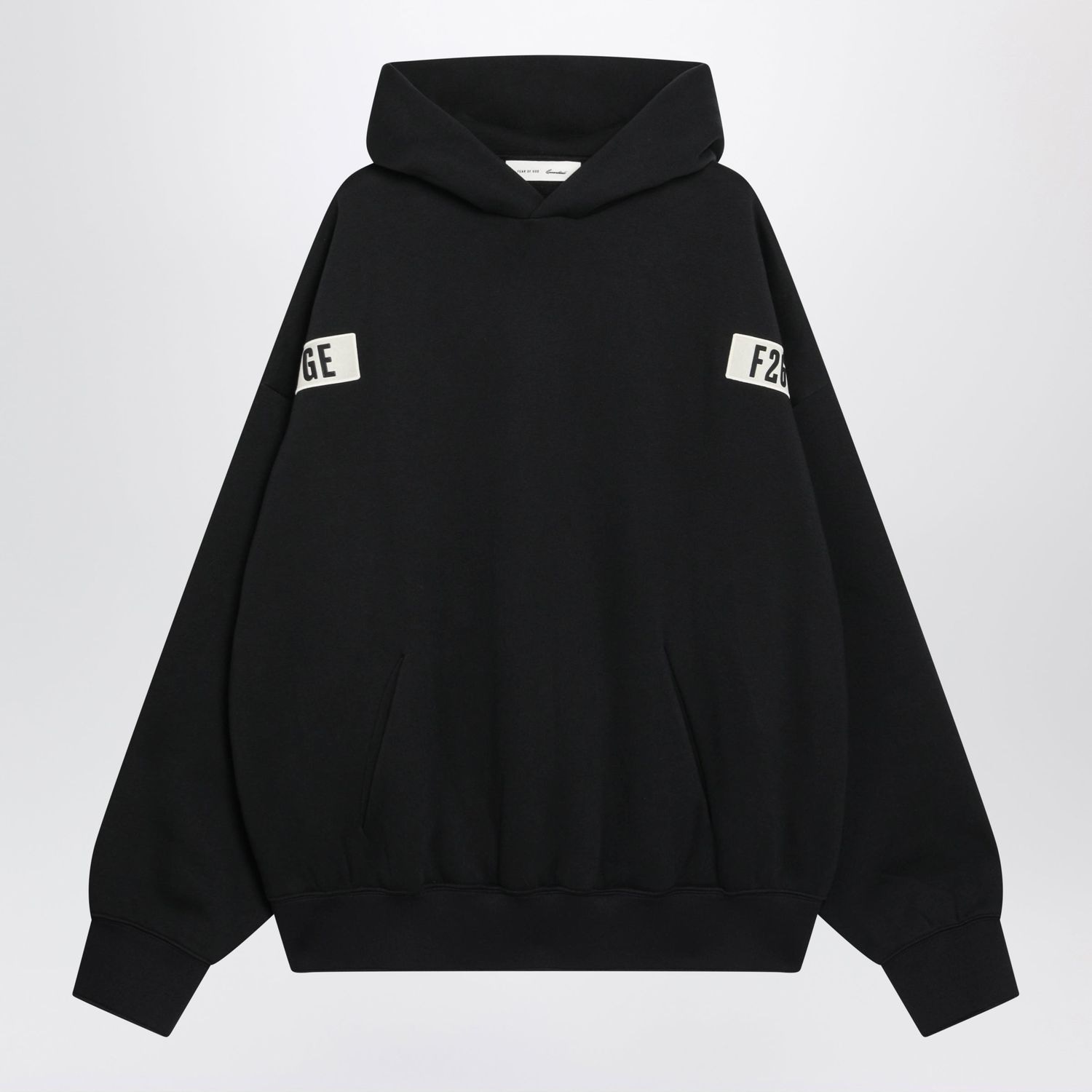 Black 90S Cotton Hoodie
