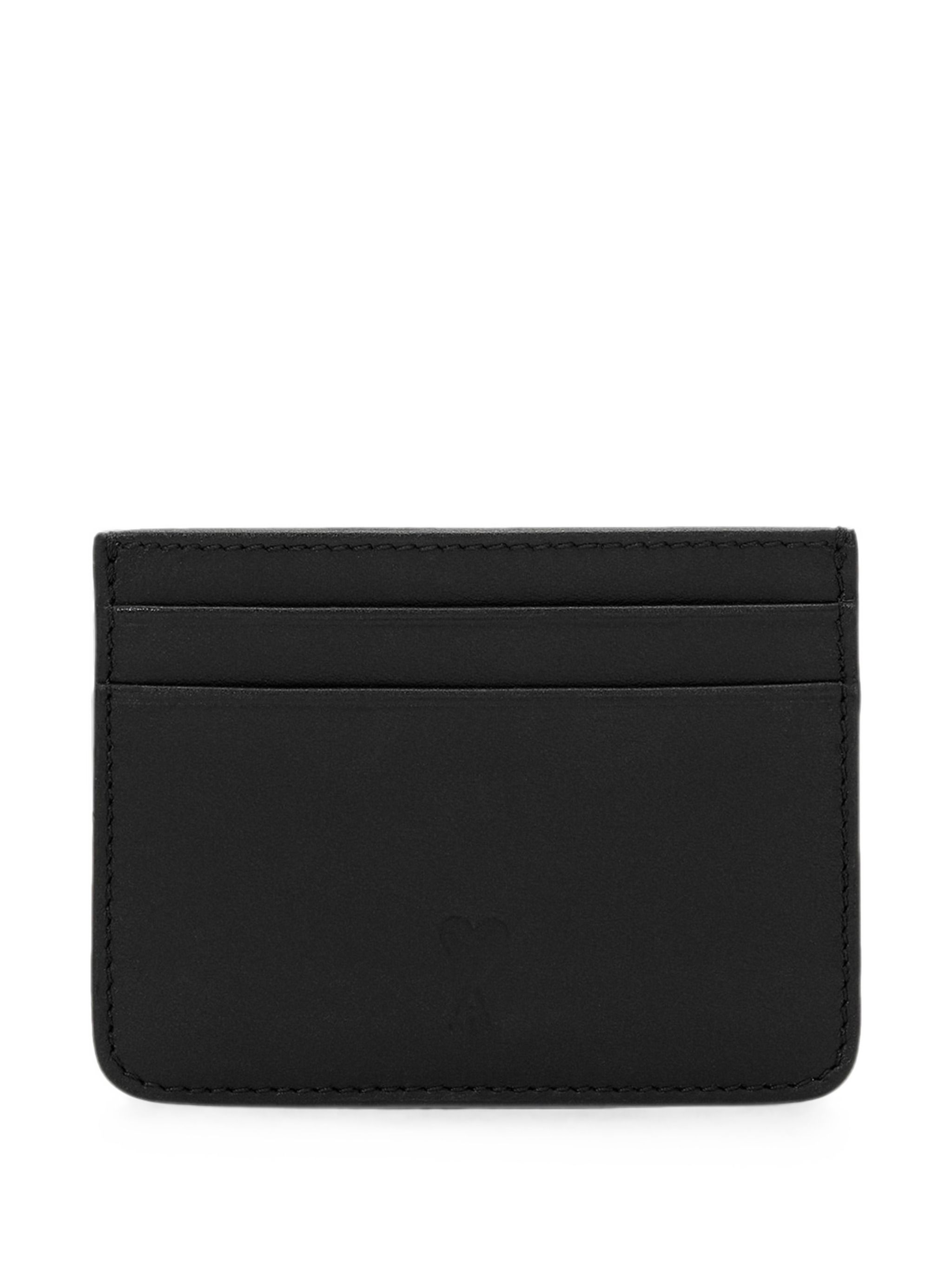 Black Leather Card Holder