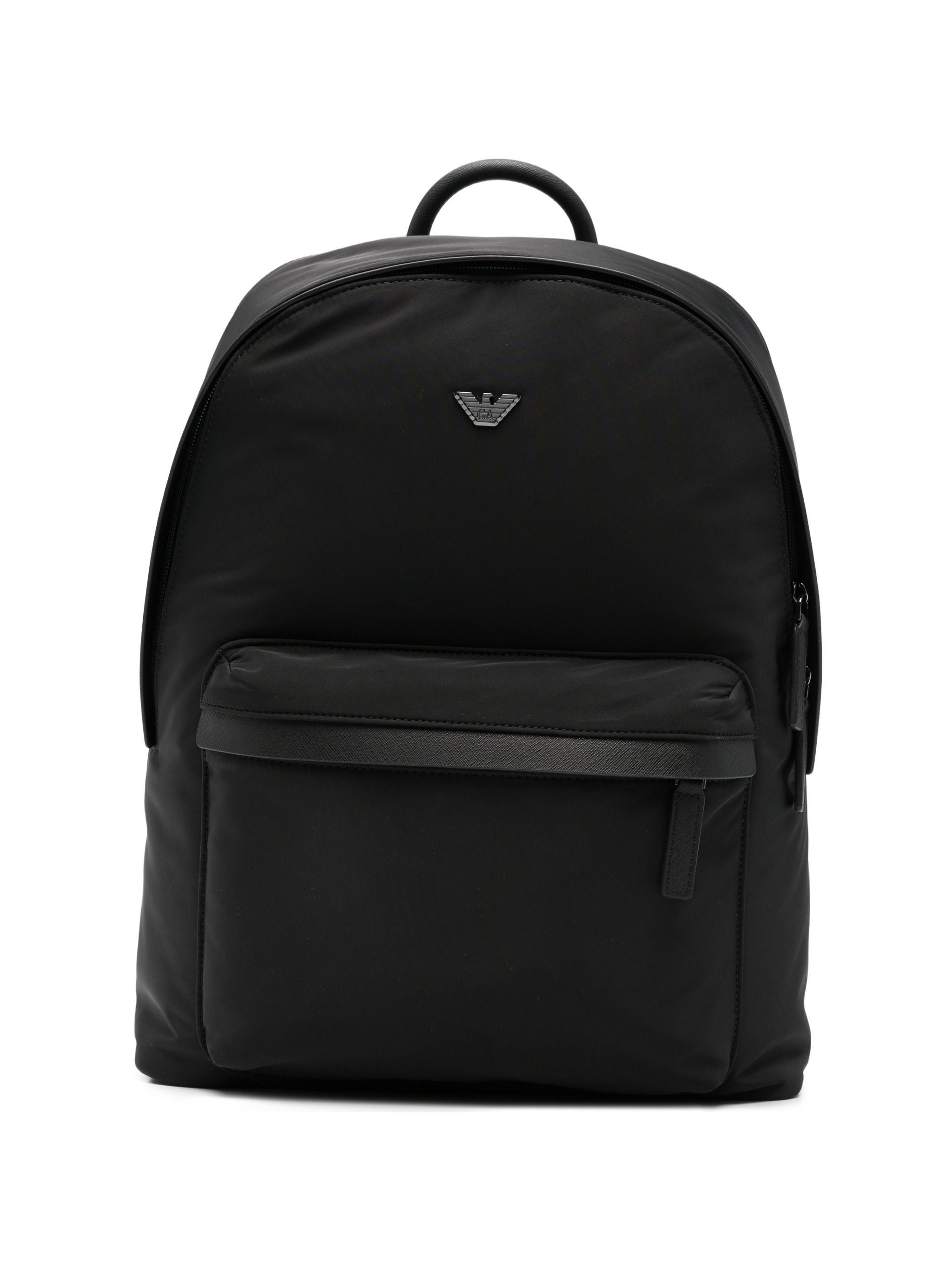 Black Polyester Backpack