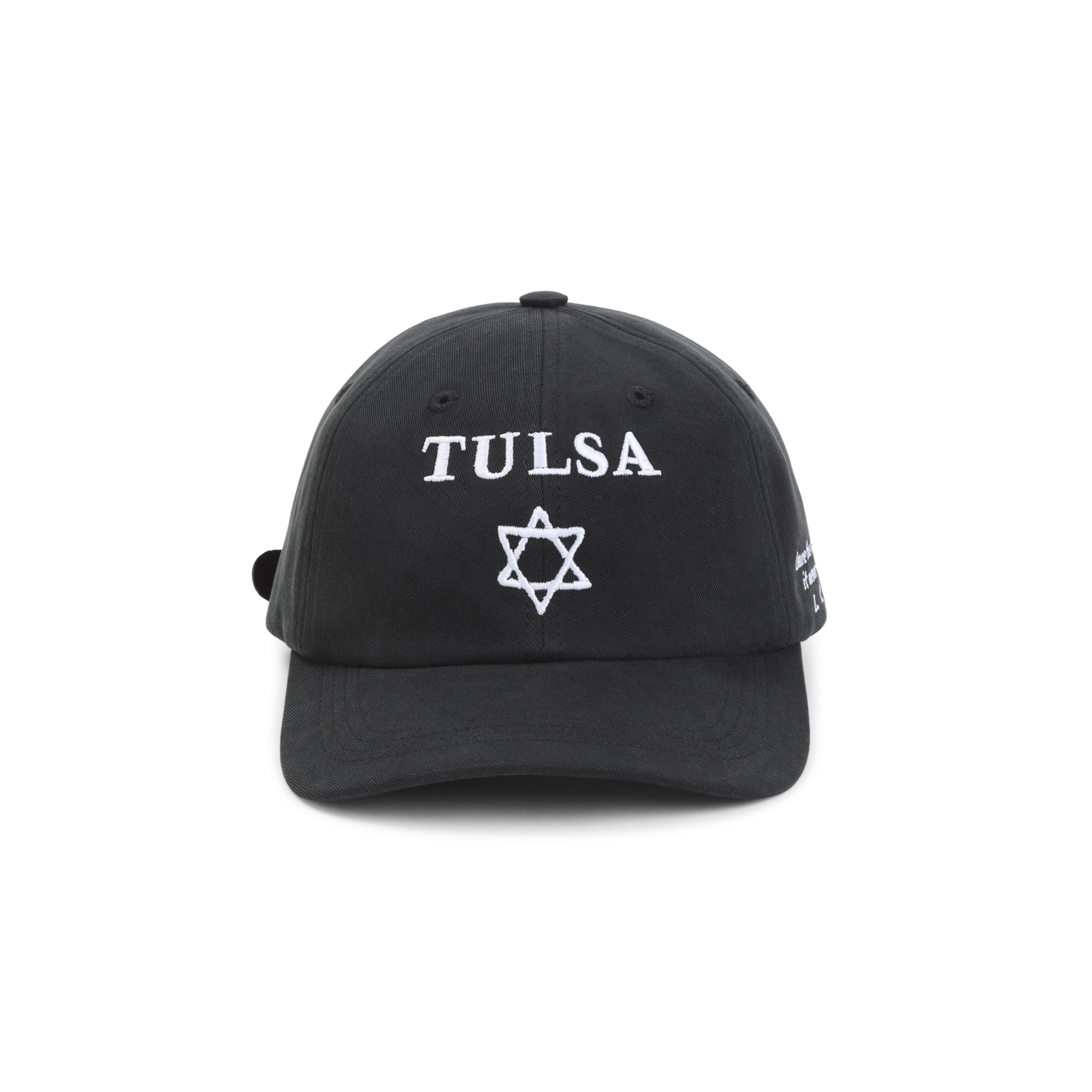 Black Tulsa 6-Panel Hat