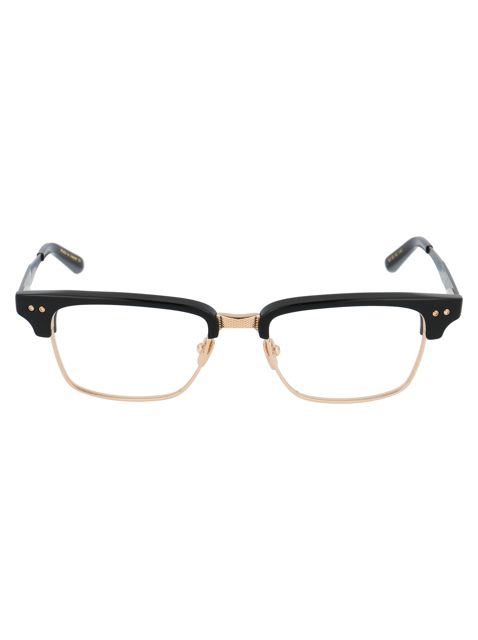 Dita Eyewear Black/white Gold Metal Glasses