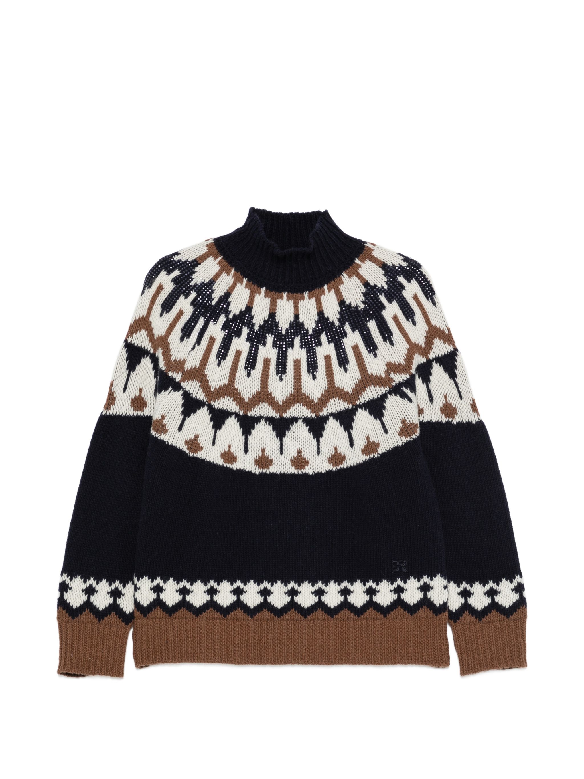 Ermanno Blue Wool Sweater