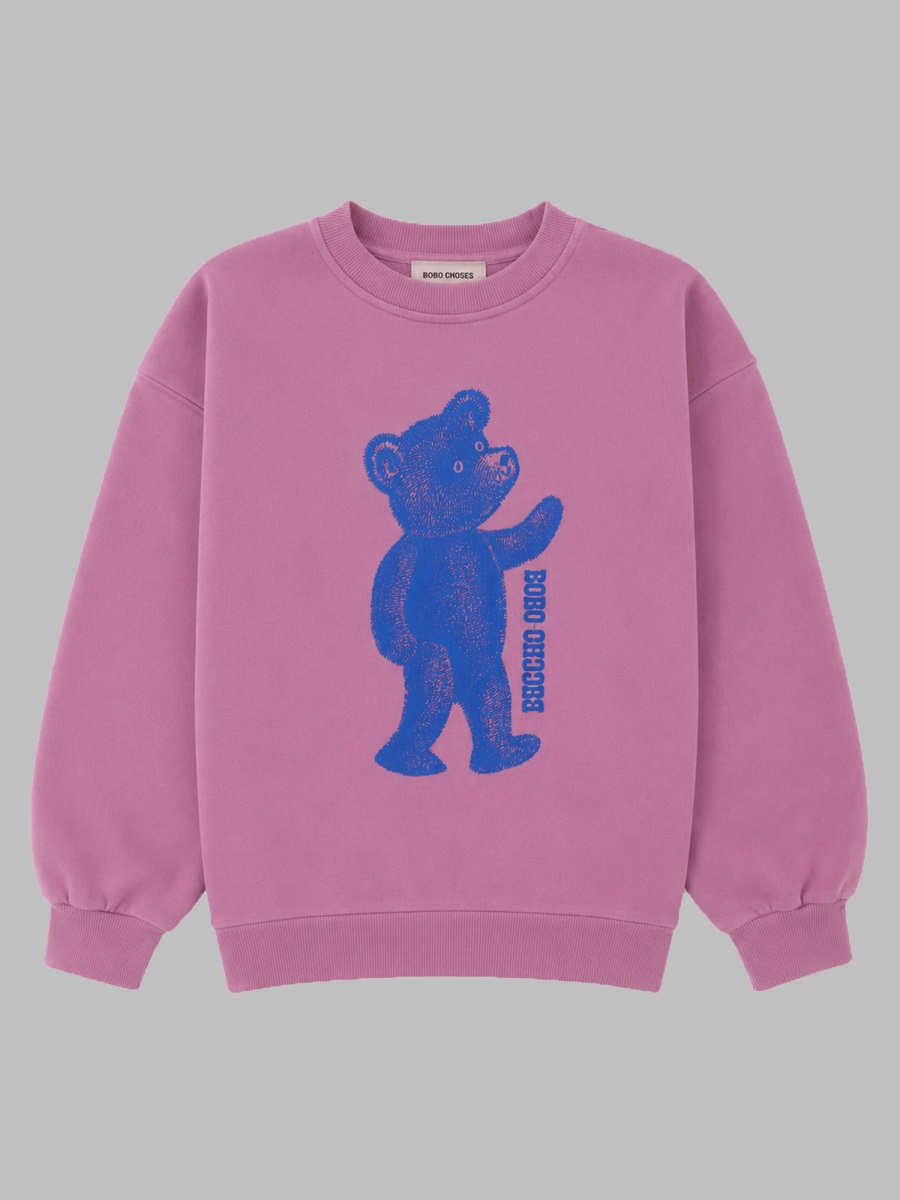 Bobo Choses Softpaw Monster Sweatshirt In Pink