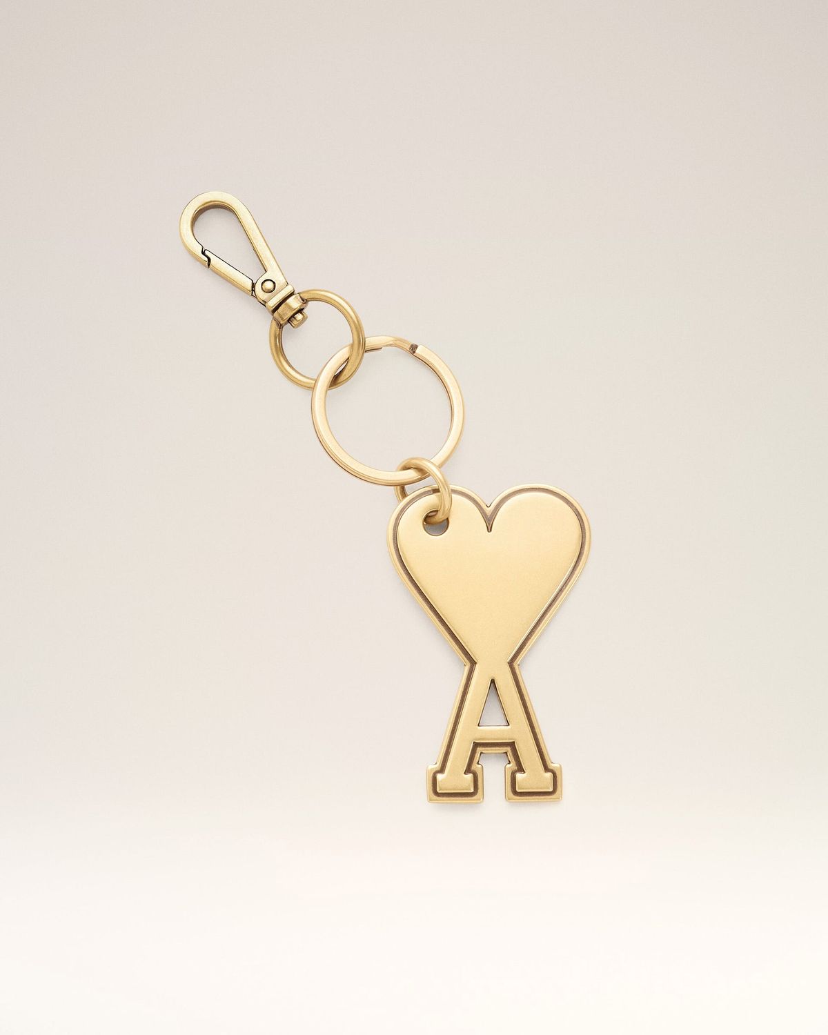 Brass Steel Keyring