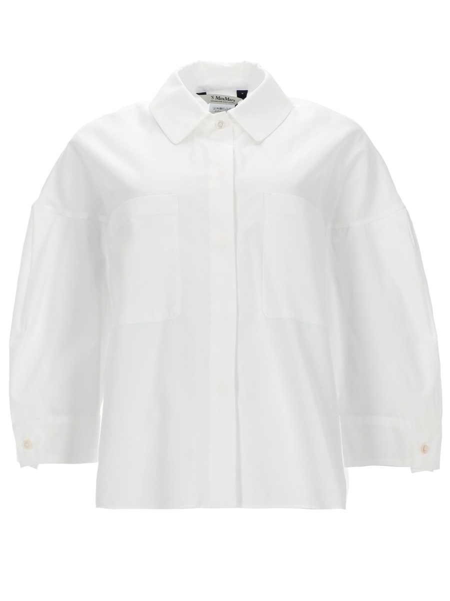 S Max Mara Camicia Ancella In White