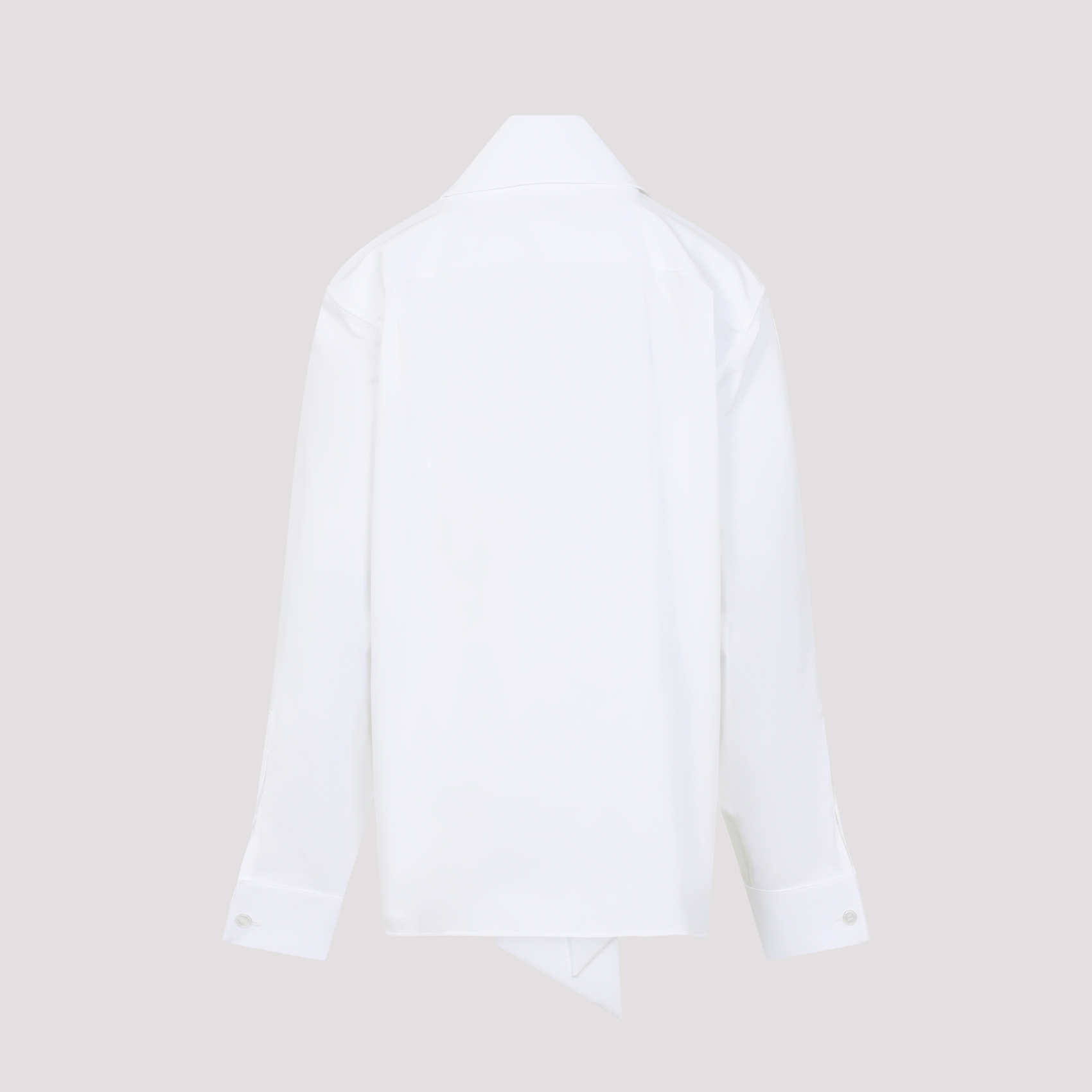 Saint Laurent White Regular Solid Shirt In White