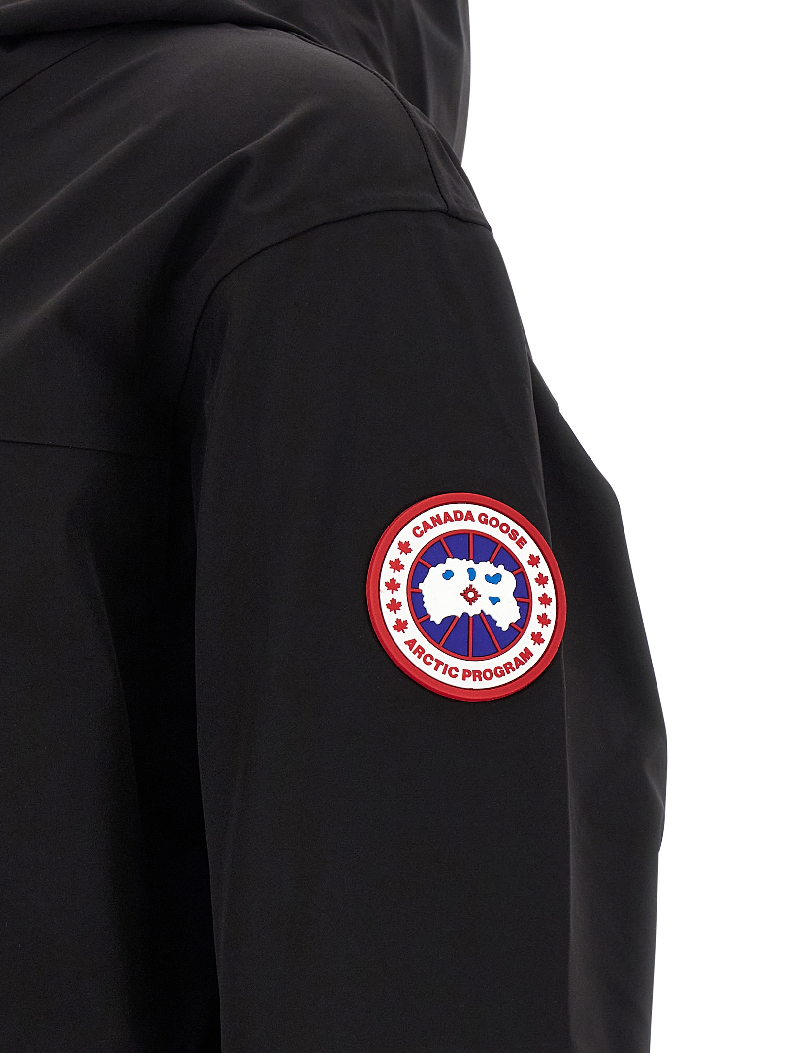 Canada Goose 'rupert' Rain Jacket In Black