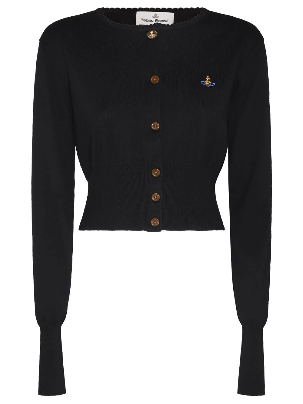Vivienne Westwood Cardigan Bea Cropped In Black