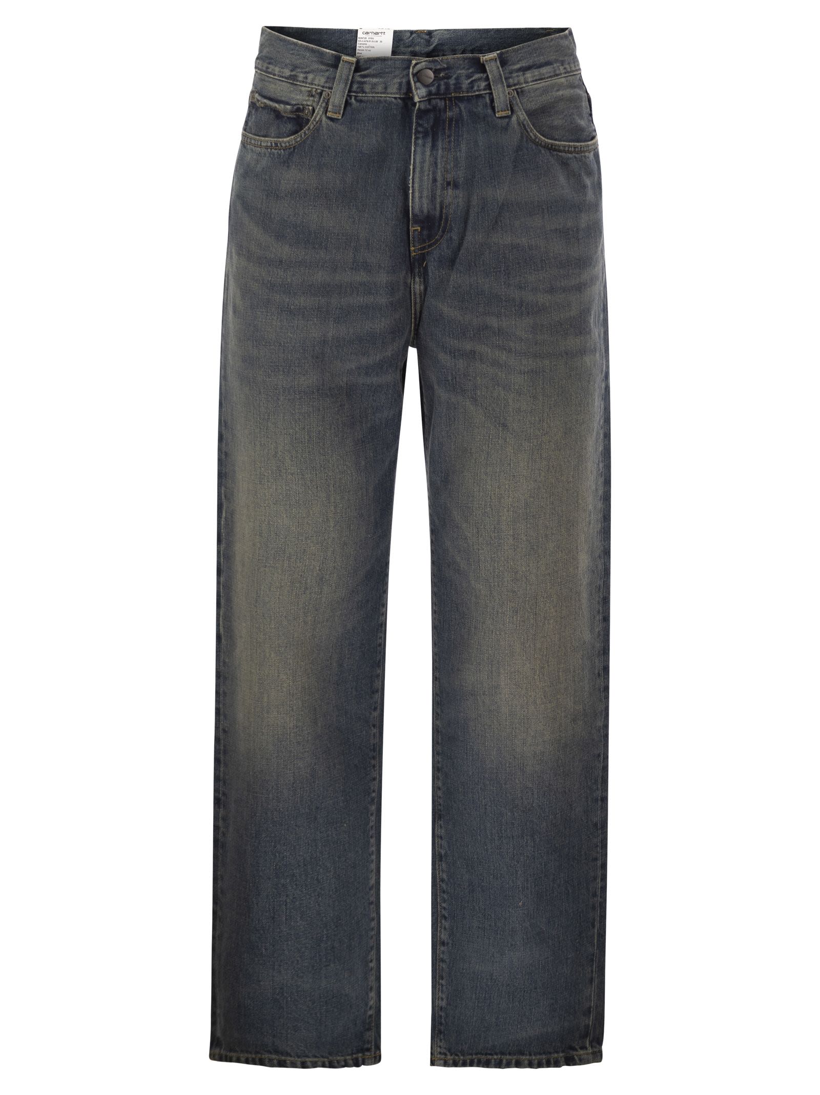 Aaron - Relaxed Fit Washed Denim Jeans