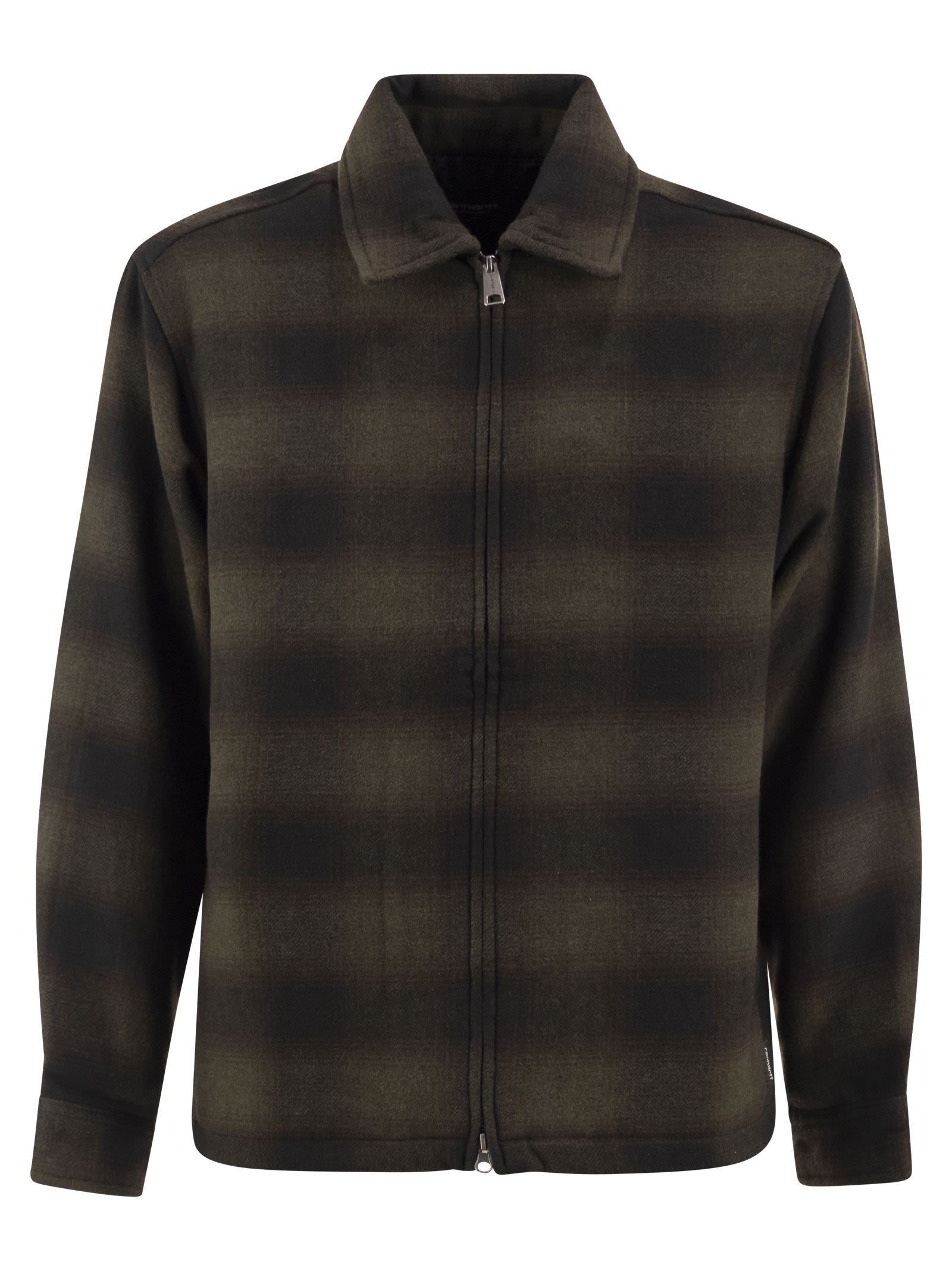 Checked Zip Overshirt