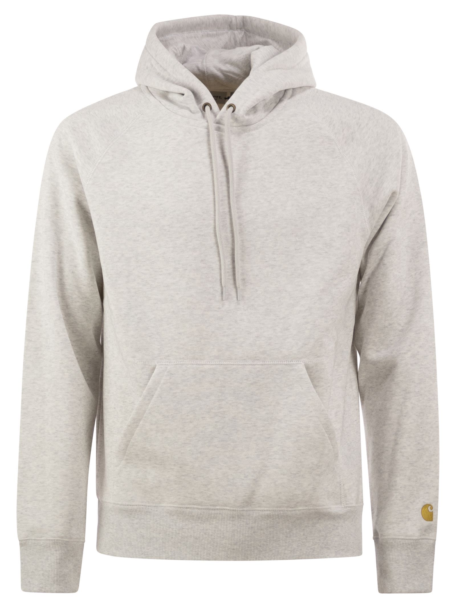 Hoodie With Embroidered Logo