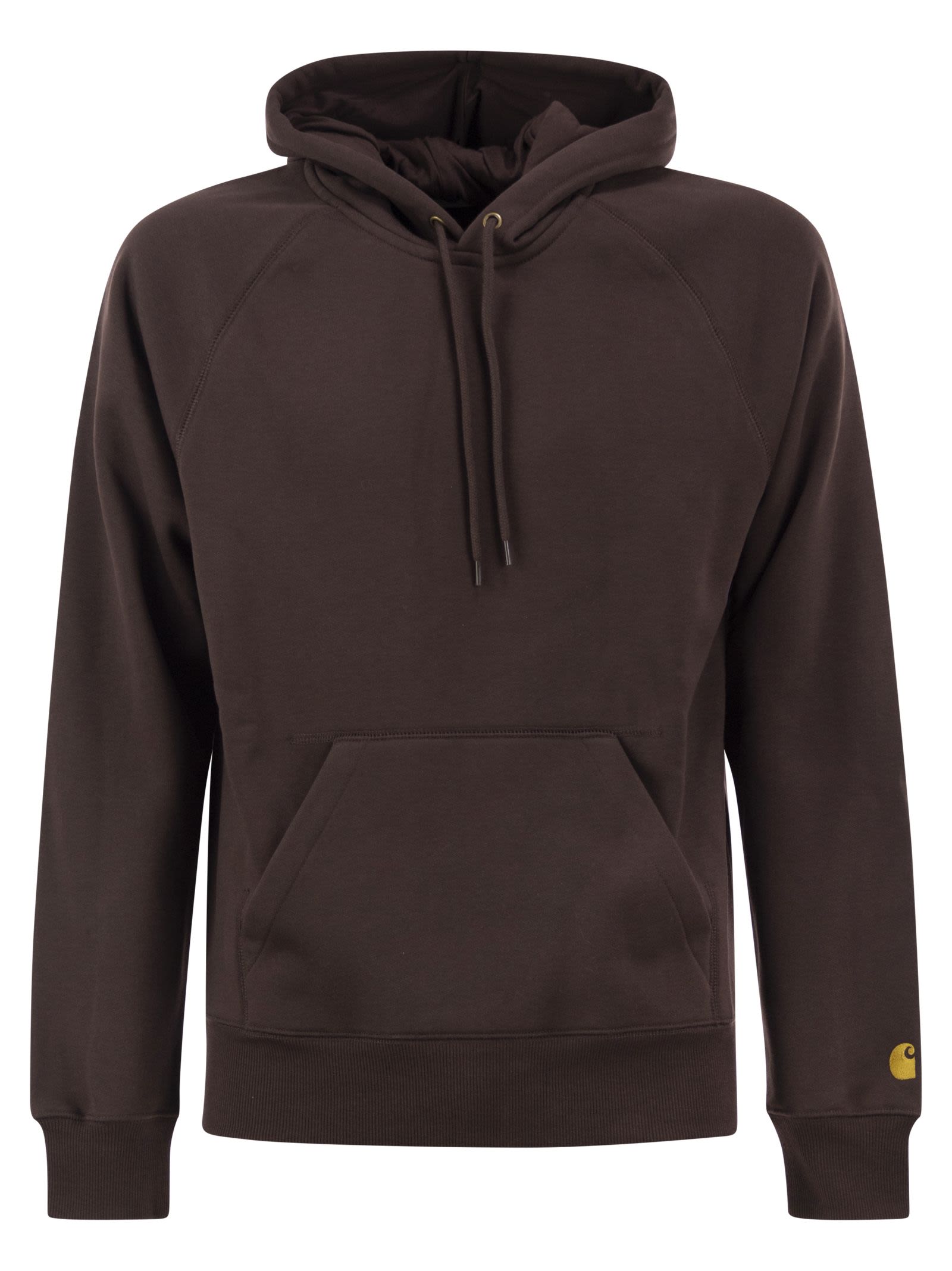 Hoodie With Embroidered Logo