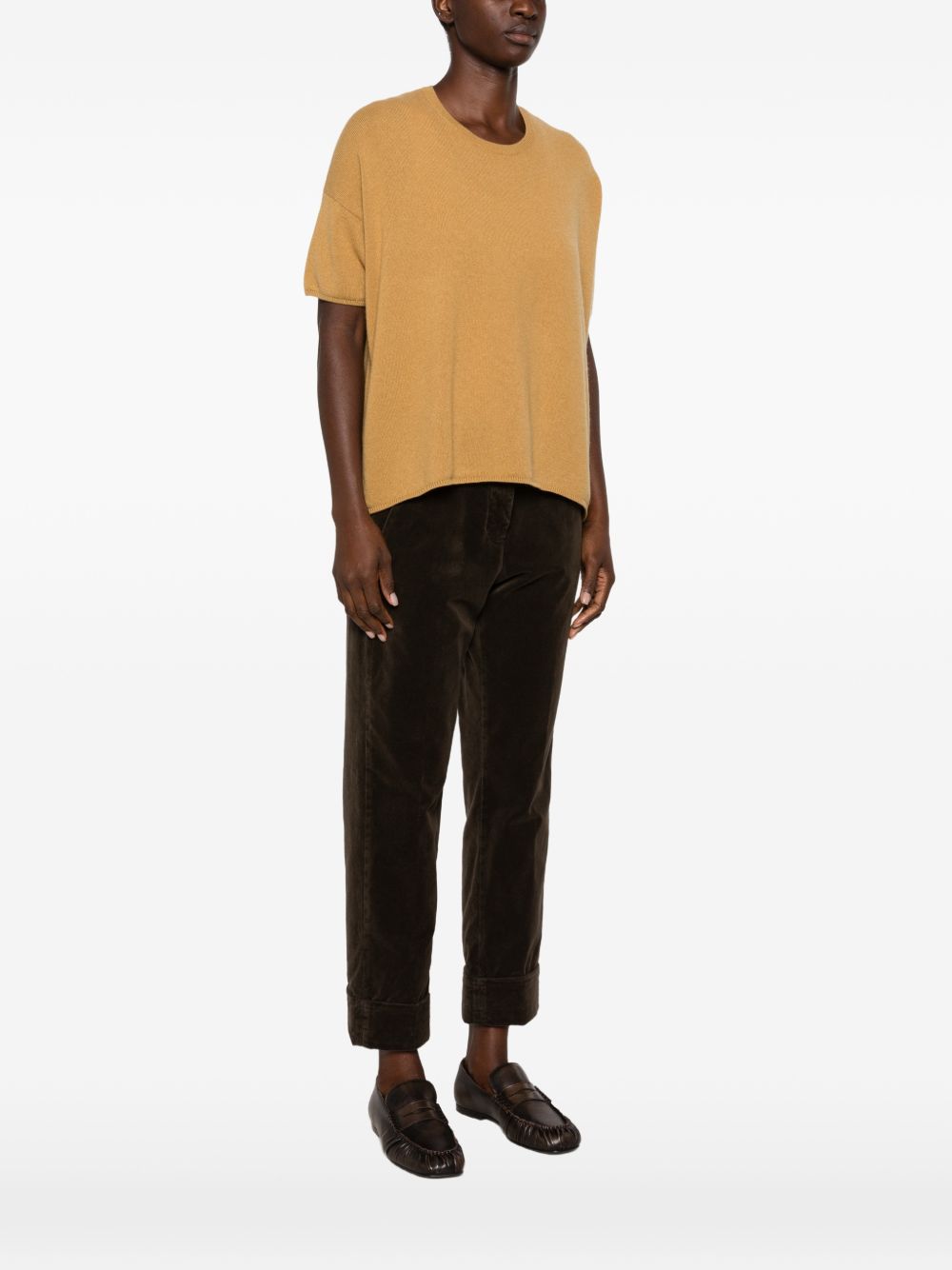 Ct Plage Cashmere Crewneck Jumper In Yellow