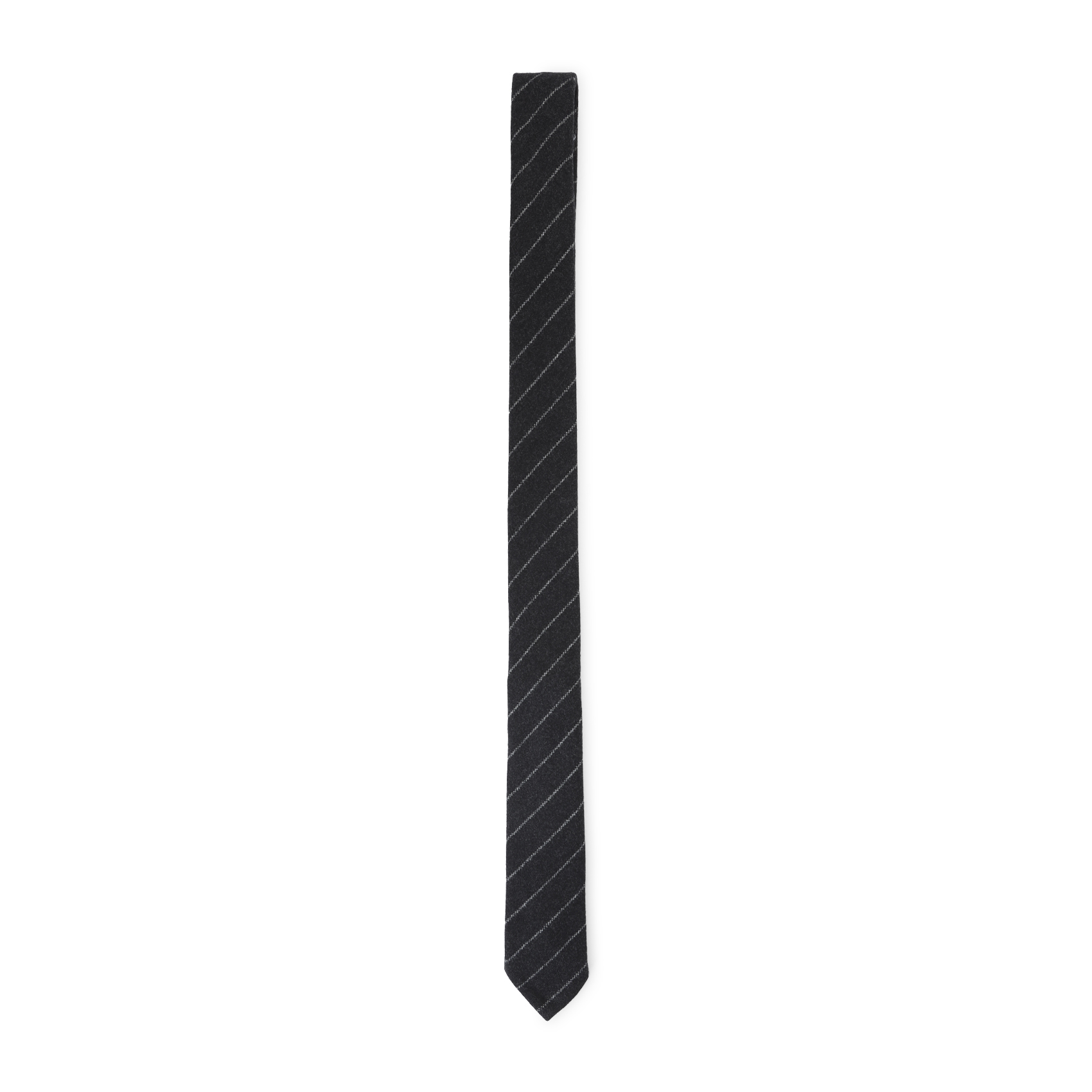 Charcoal Wool Classic Tie