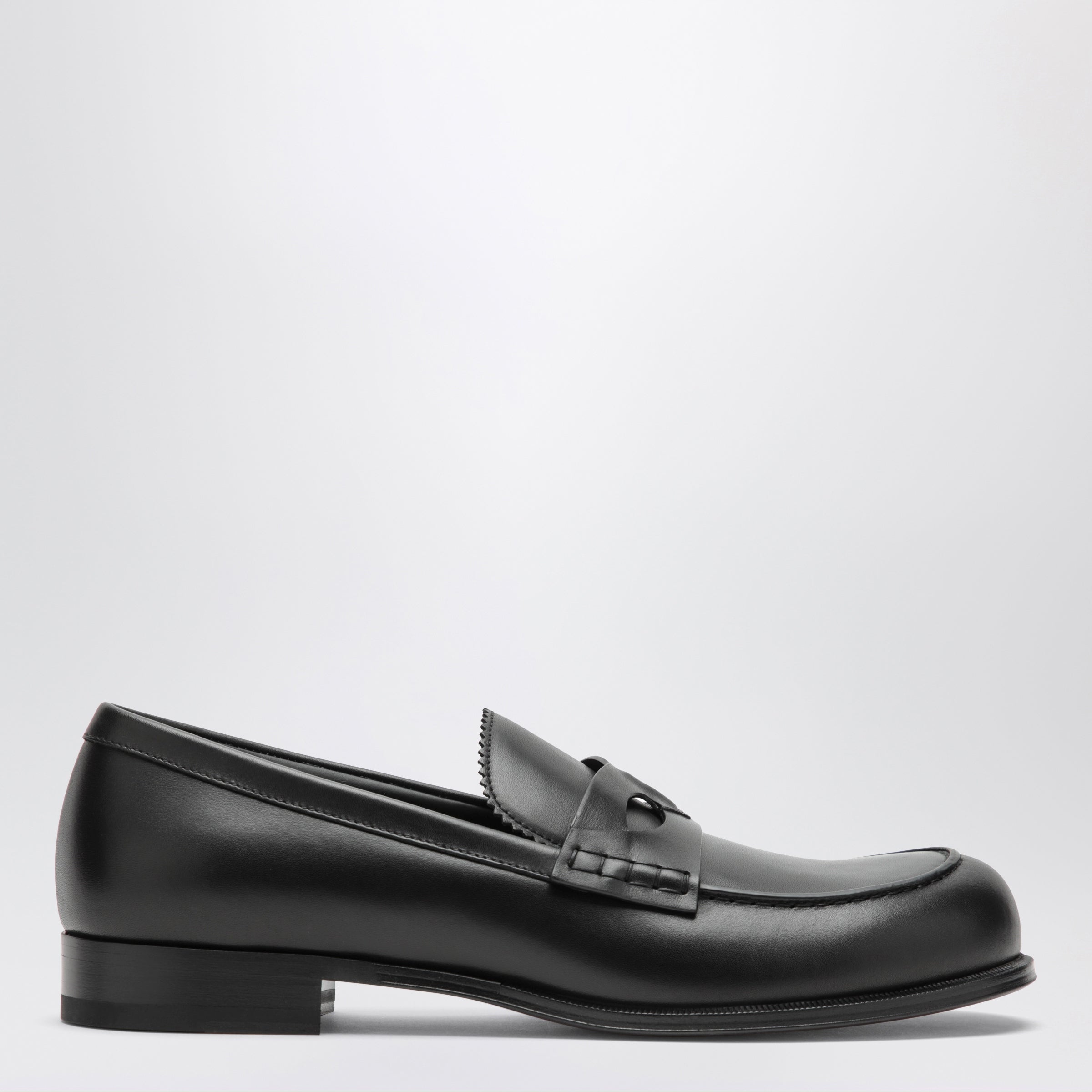 Black Leather Loafers