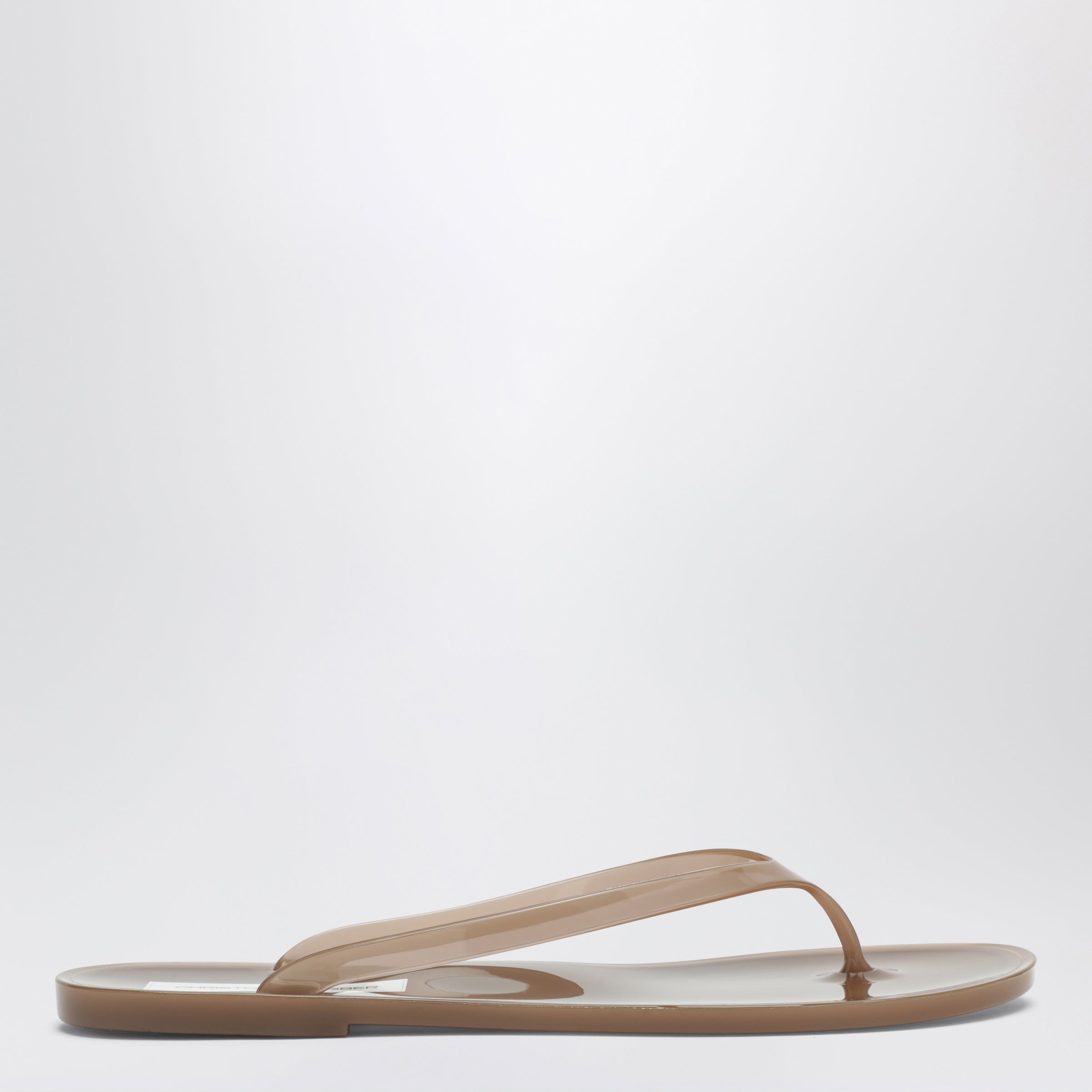 Christopher Esber Jo Thong Sandals In Cola In Brown