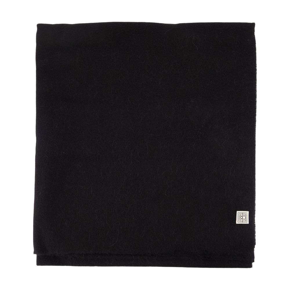 Classic Winter Scarf -  - Wool - Black