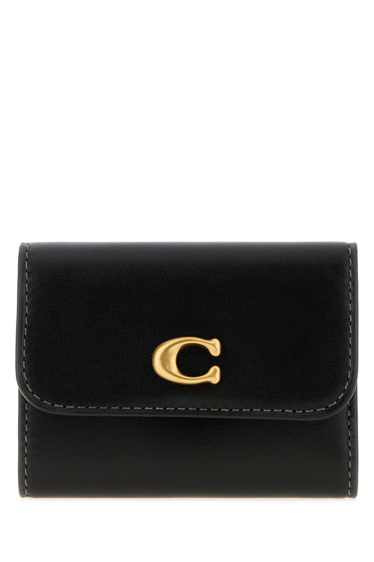 Refined Calf Leather Essential Card Holder Wallet