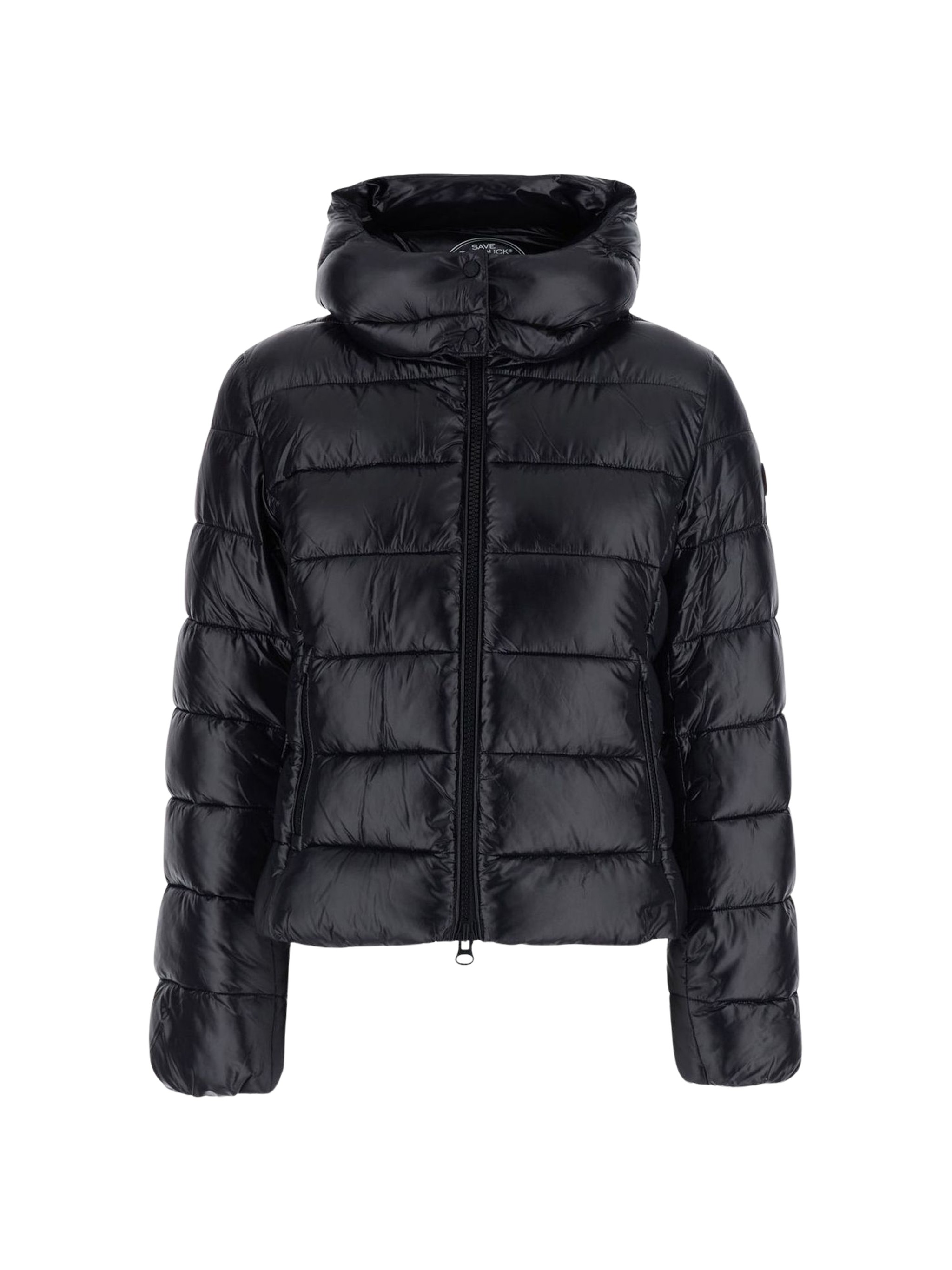Save The Duck Cosmary Hooded Down Jacket In Black