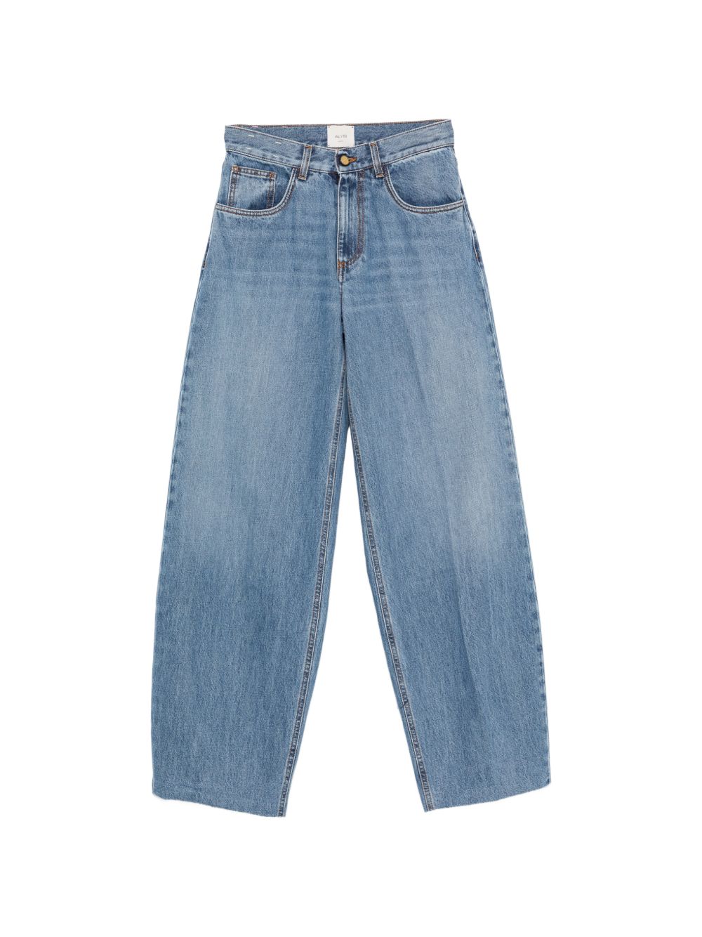 Alysi Denim Cotton Jeans In Navy