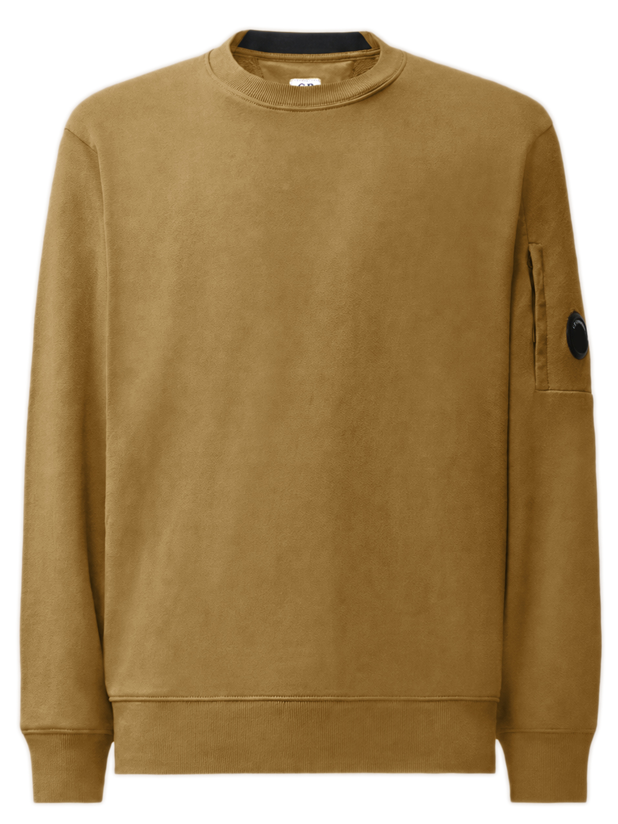 Diagonal Raised Fleece Lens Crewneck Sweatshirt