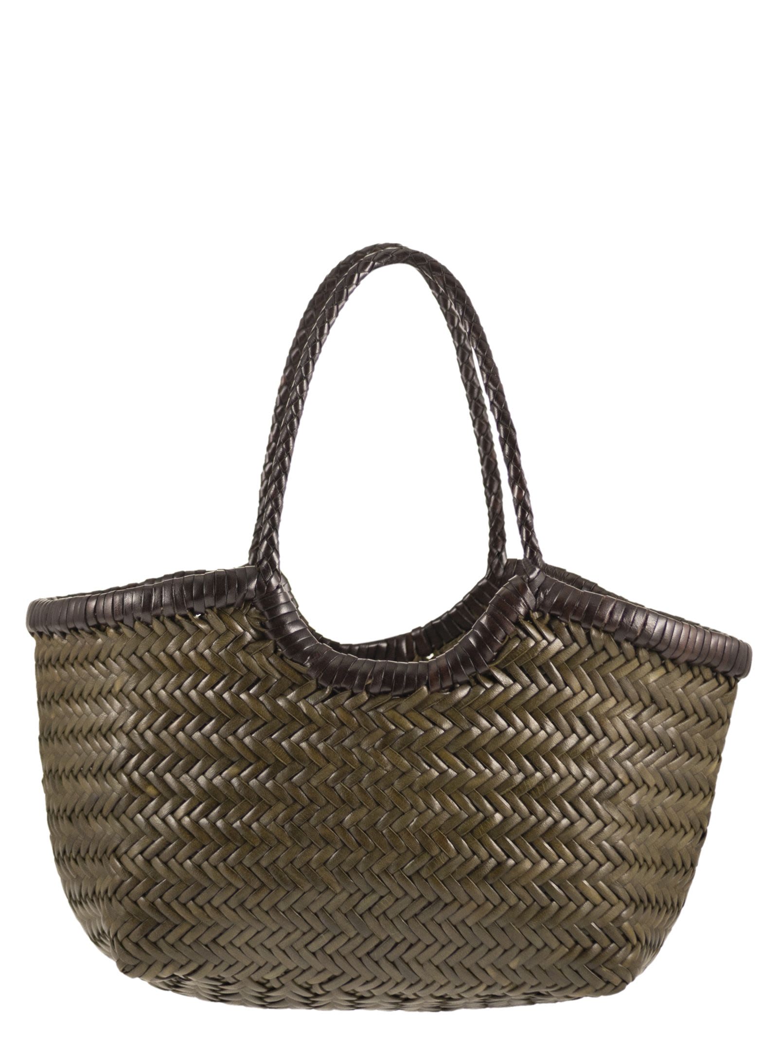 Nantucket - Two-Tone Woven Buffalo Calfskin Bag