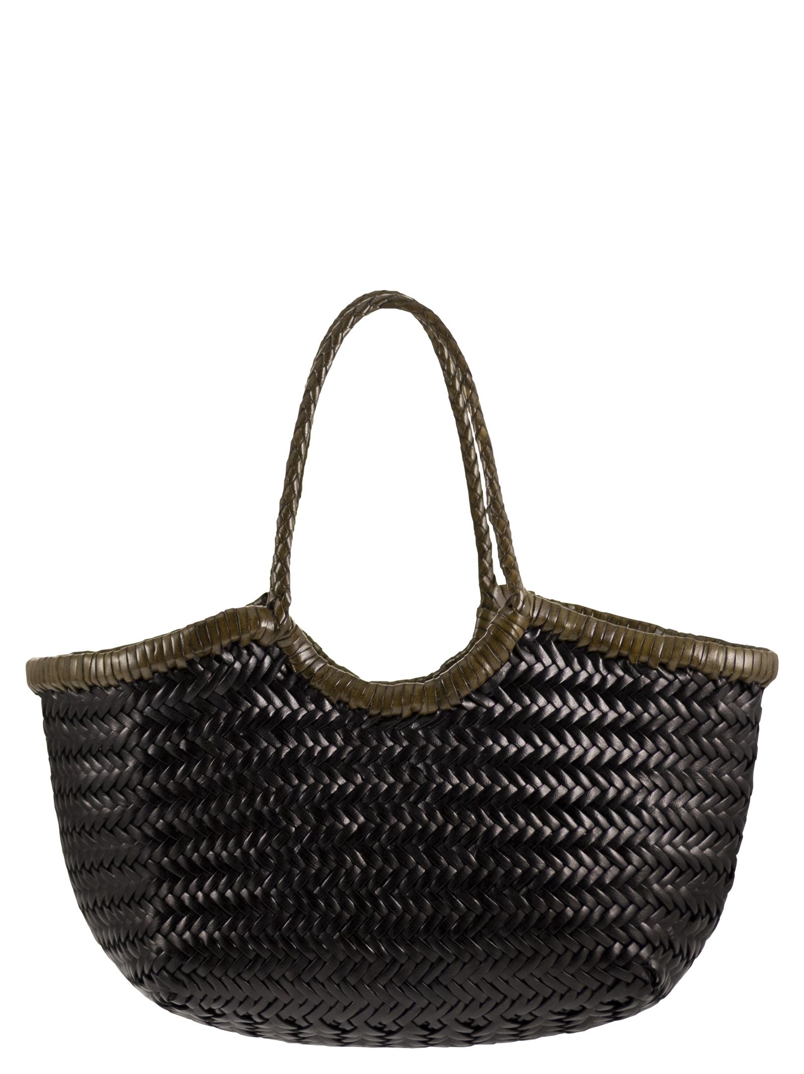 Nantucket - Two-Tone Woven Buffalo Calfskin Bag