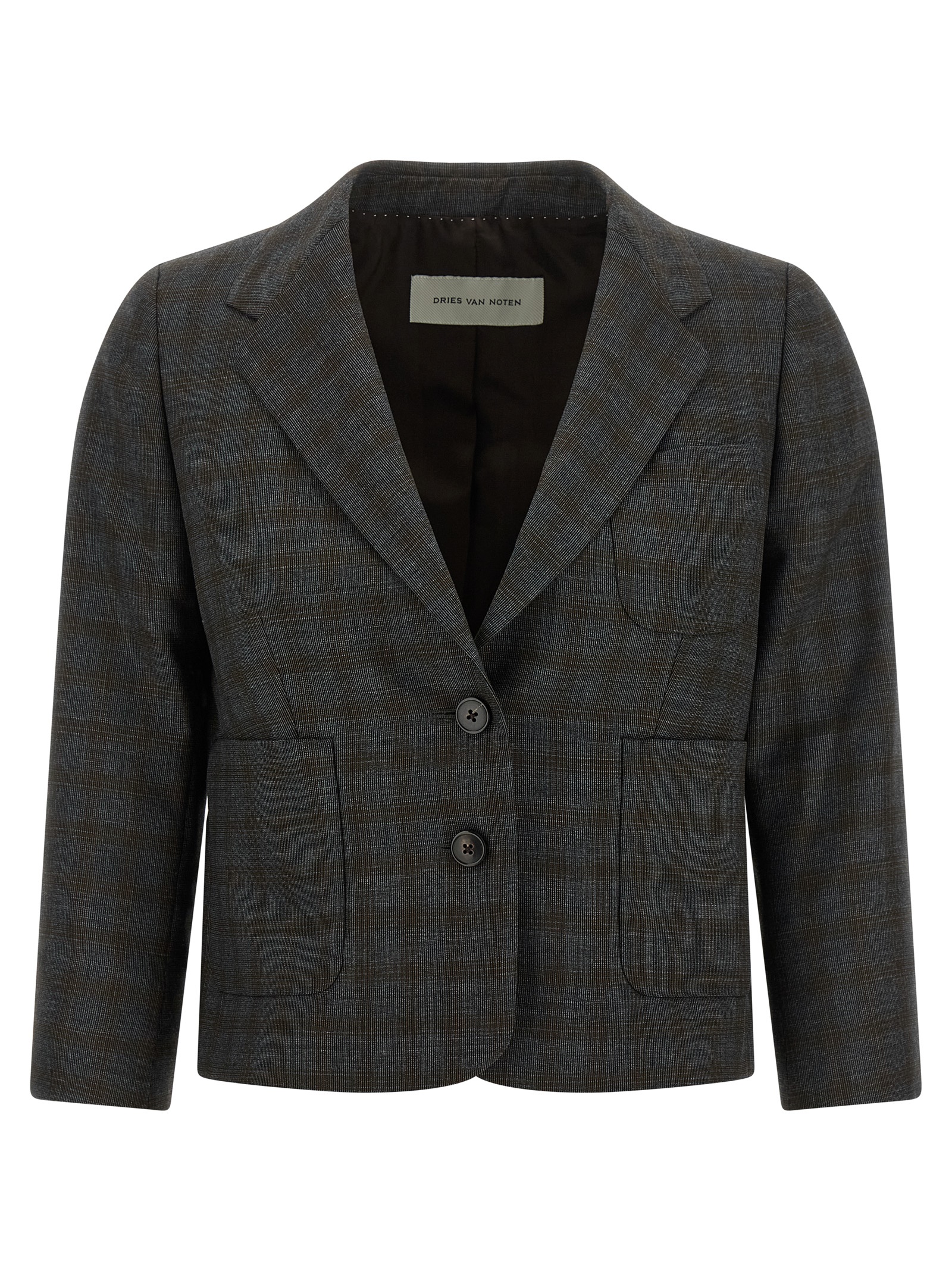 Dries Van Noten 'bamis' Blazer In Grey