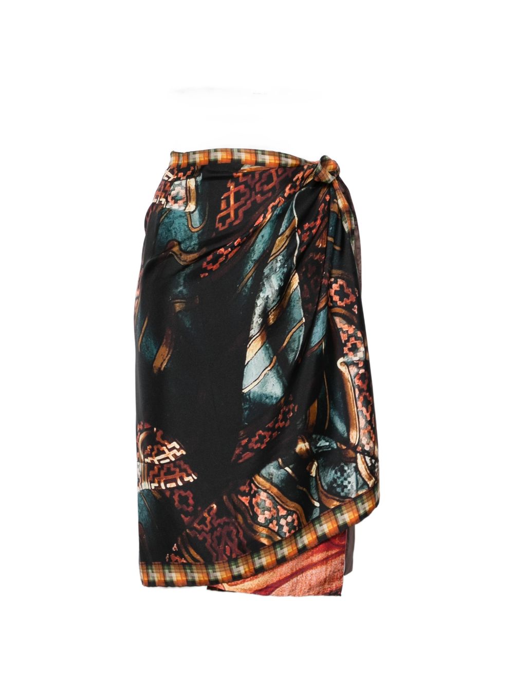 Brown Cotton Skirt