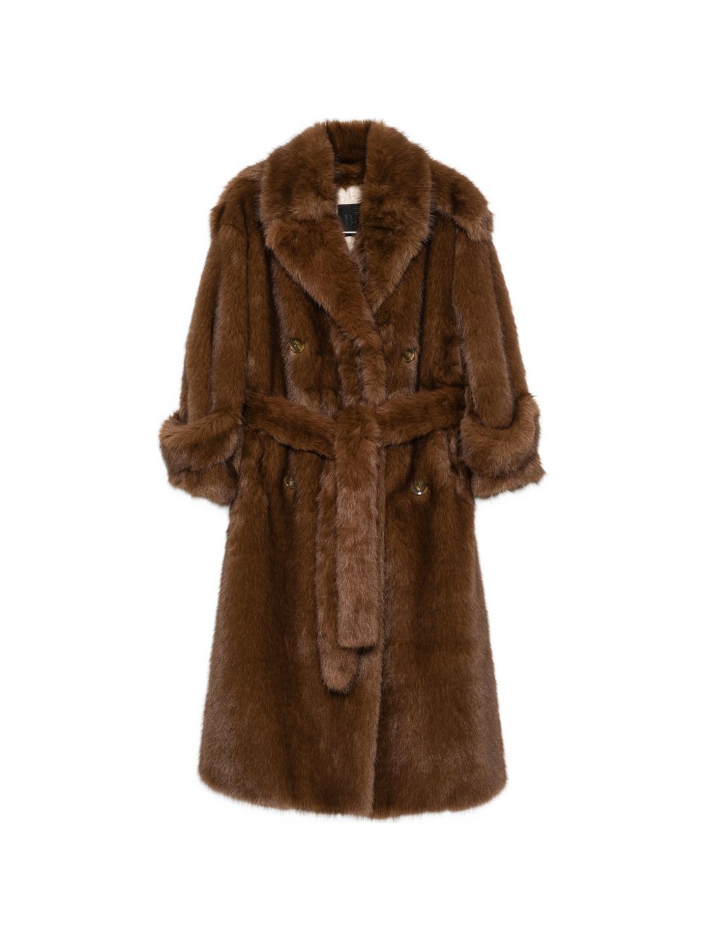Bb Couture Farrah Faux Fur Coat In Brown