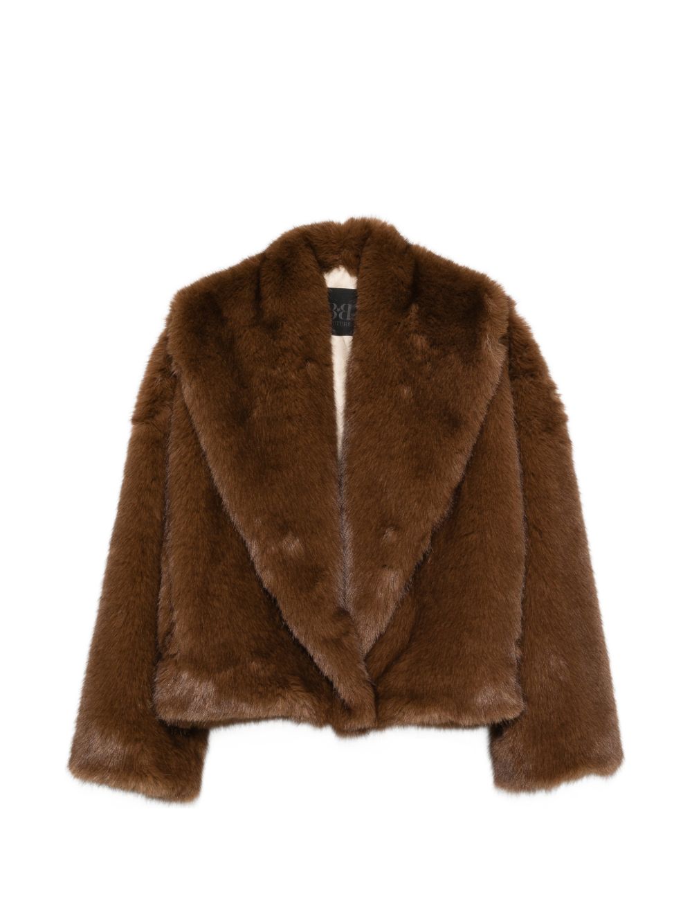 Bb Couture Farrah Faux Fur Jacket In Brown