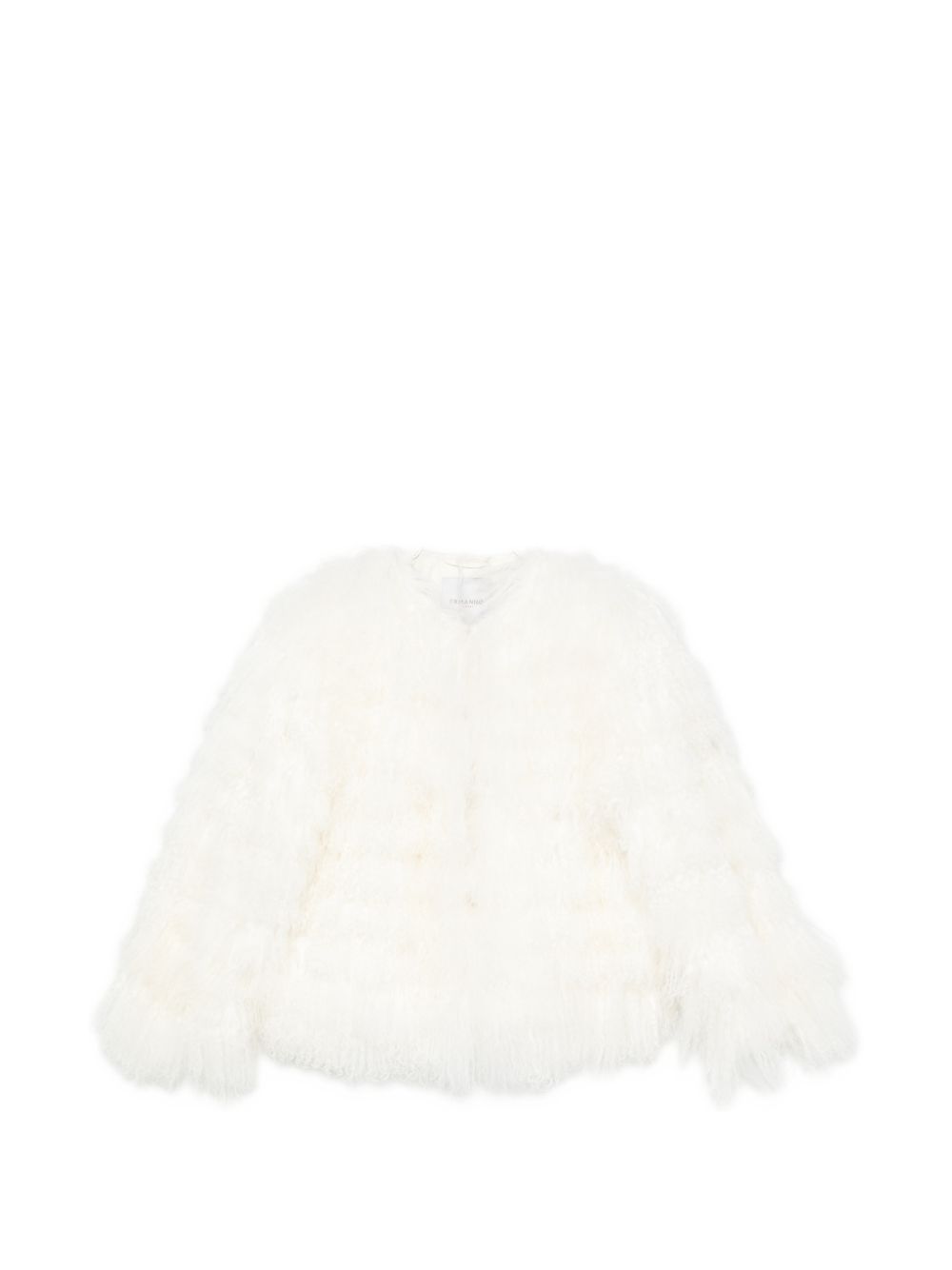 Ermanno Faux Fur Jacket In White